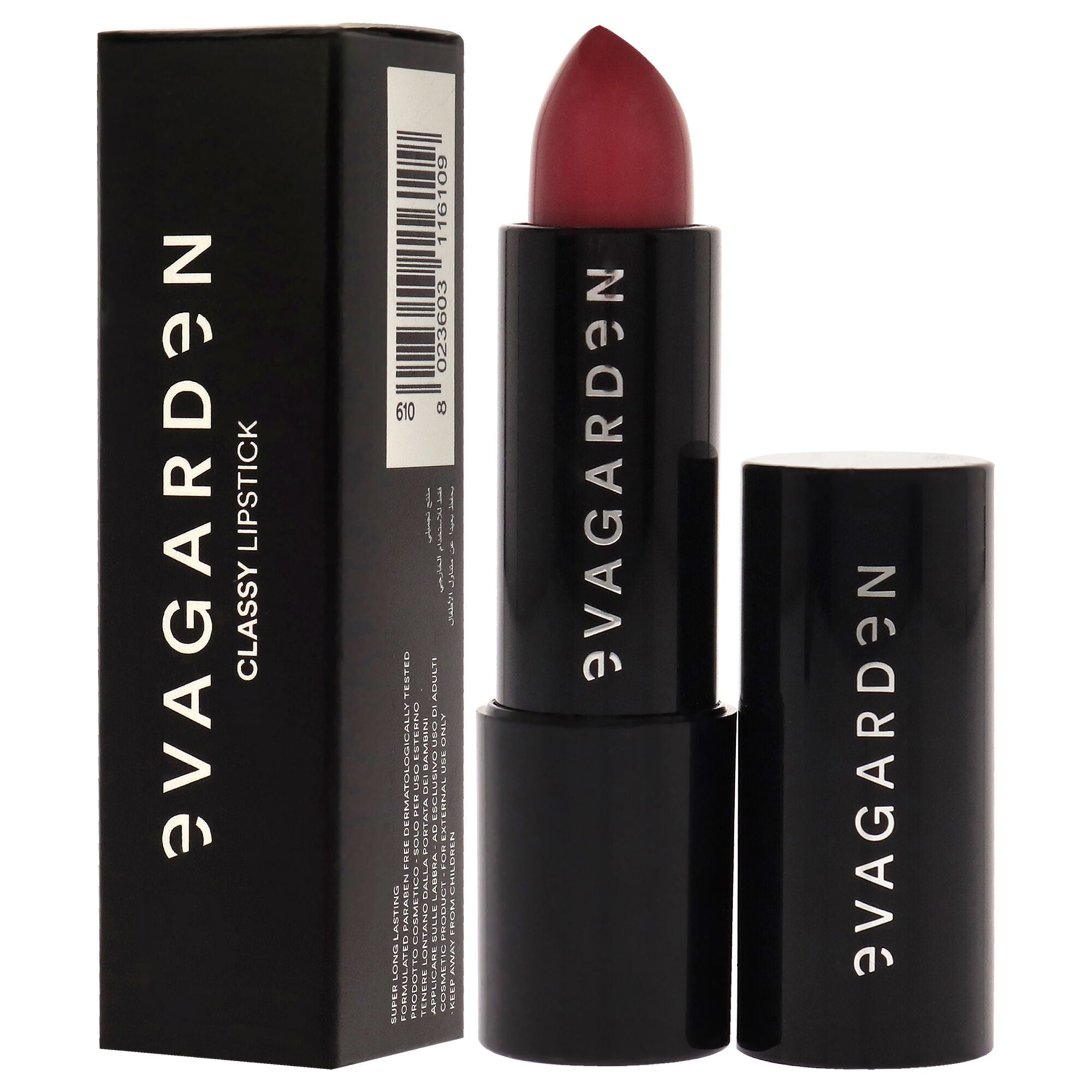Classy Lipstick - 610 Garnet Rose by Evagarden for Women - 0.10 oz Lipstick, , alternate image number 7