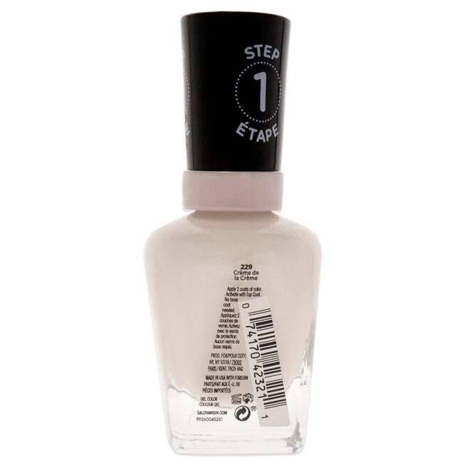 Miracle Gel - 229 Creme de La Creme by Sally Hansen for Women - 0.5 oz Nail Polish, NA, alternate image number null