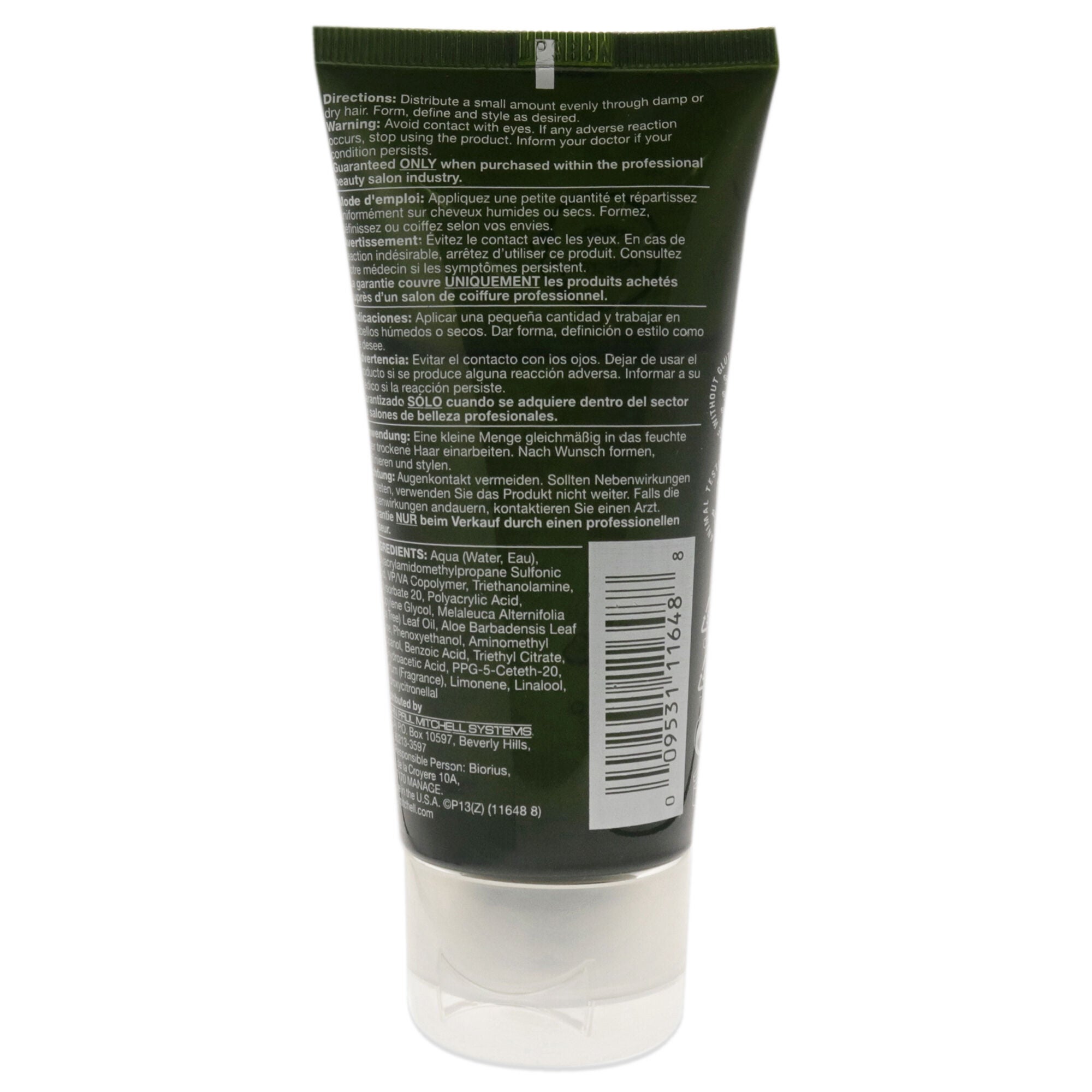 Tea Tree Firm Hold Gel by Paul Mitchell for Unisex - 2.5 oz Gel, , alternate image number 3