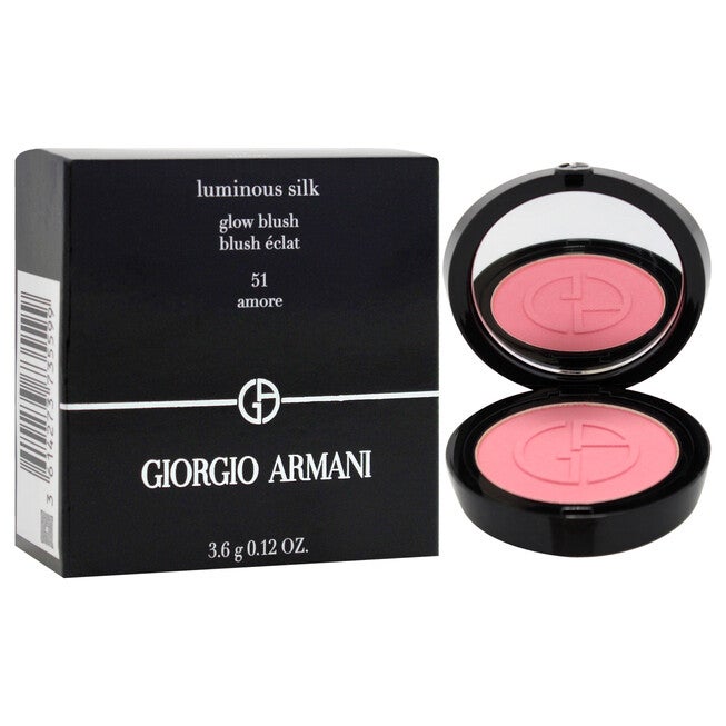 Luminous Silk Glow Blush- 51 Amore by Giorgio Armani for Women - 0.12 oz Blush, NA, alternate image number null