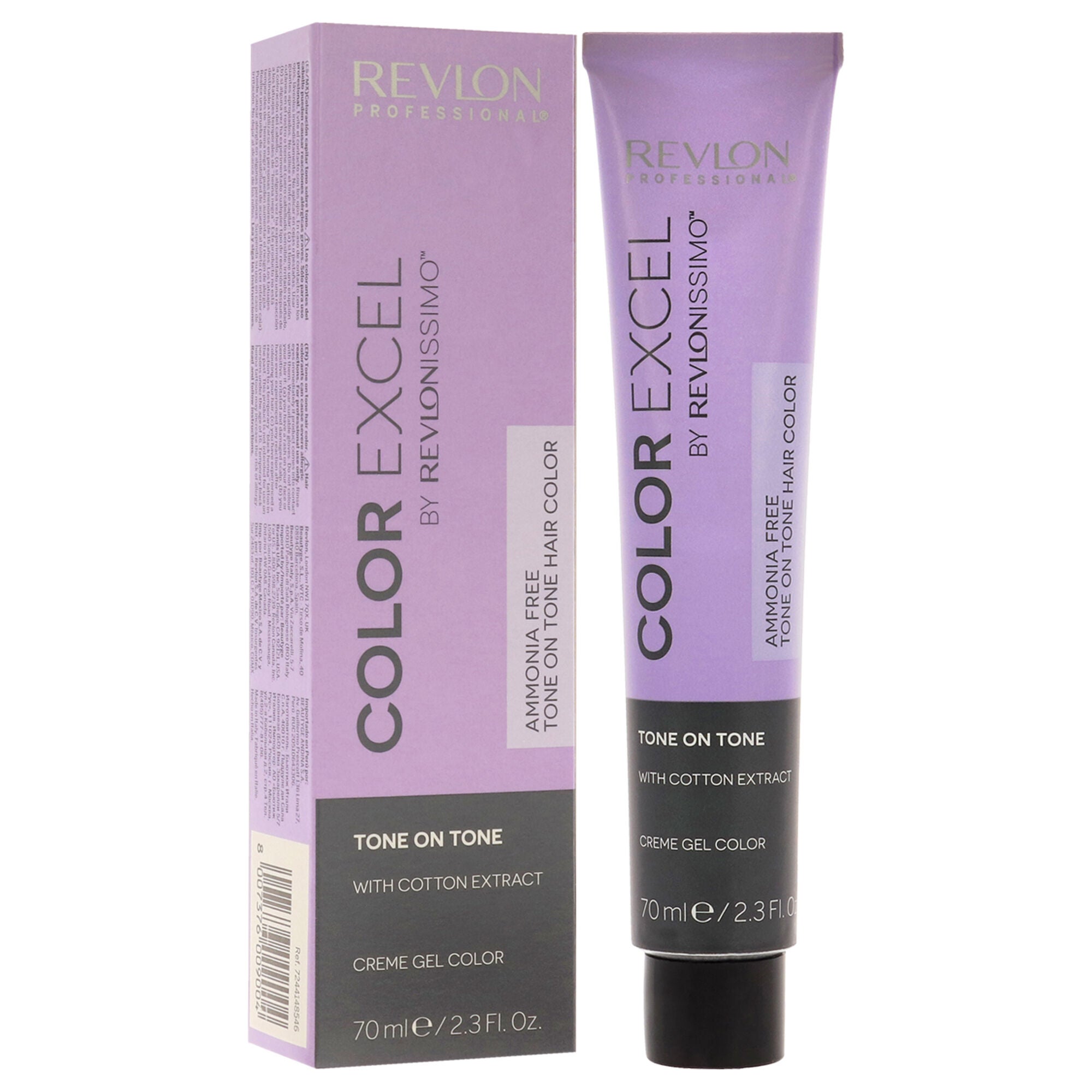 Revlonissimo Color Excel - 5.46 Light Copper Red Brown by Revlon for Unisex - 2.3 oz Hair Color, See Description, alternate image number 2