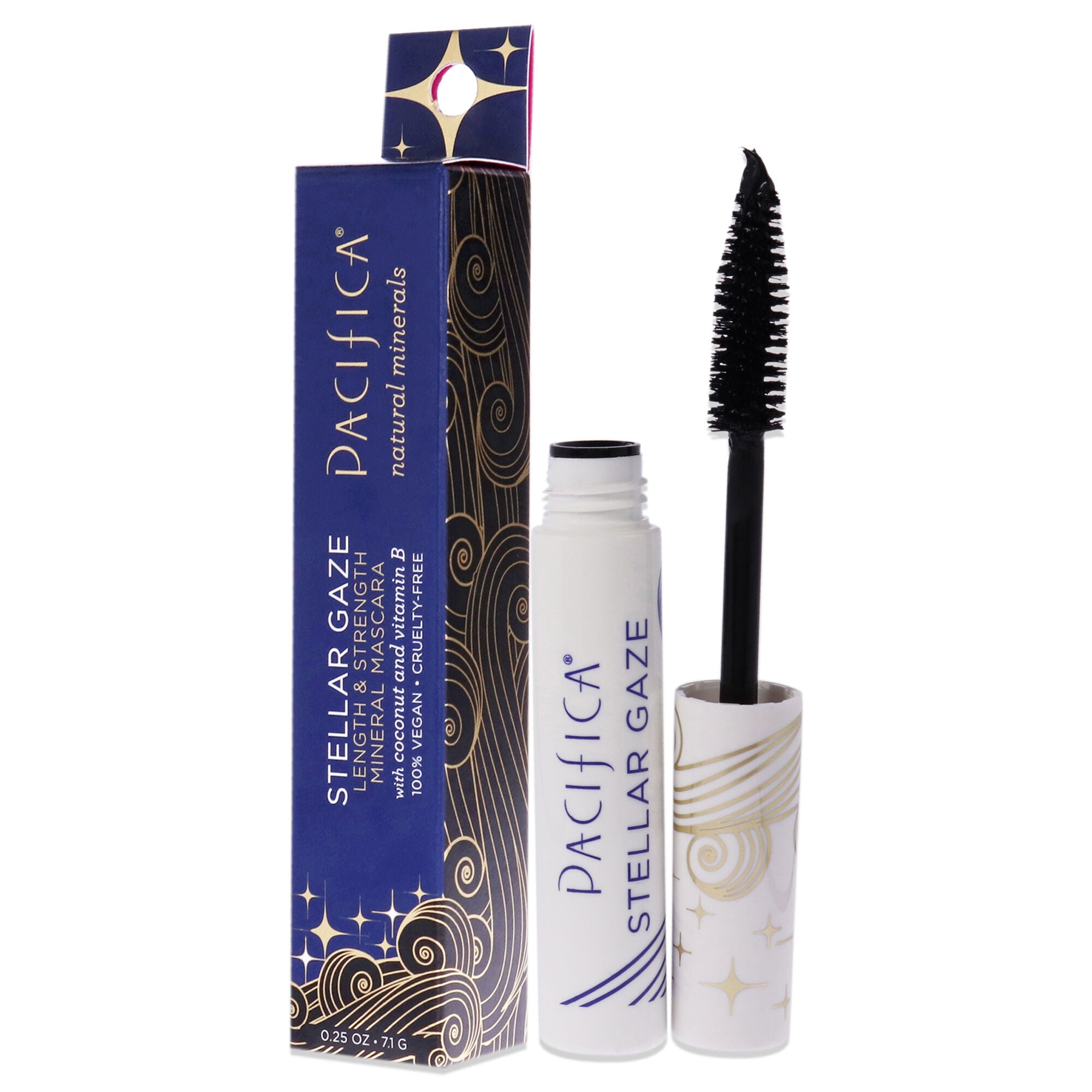 Stellar Gaze Length and Strength Mineral - Supernova-Black by Pacifica for Women - 0.25 oz Mascara, See Description, alternate image number 3