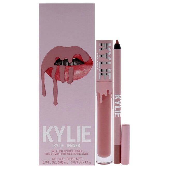 Matte Lip Kit - 300 Koko K by Kylie Cosmetics for Women - 2 Pc 0.10oz Matte Liquid Lipstick, 0.039oz Lip Liner, NA, hi-res image number null