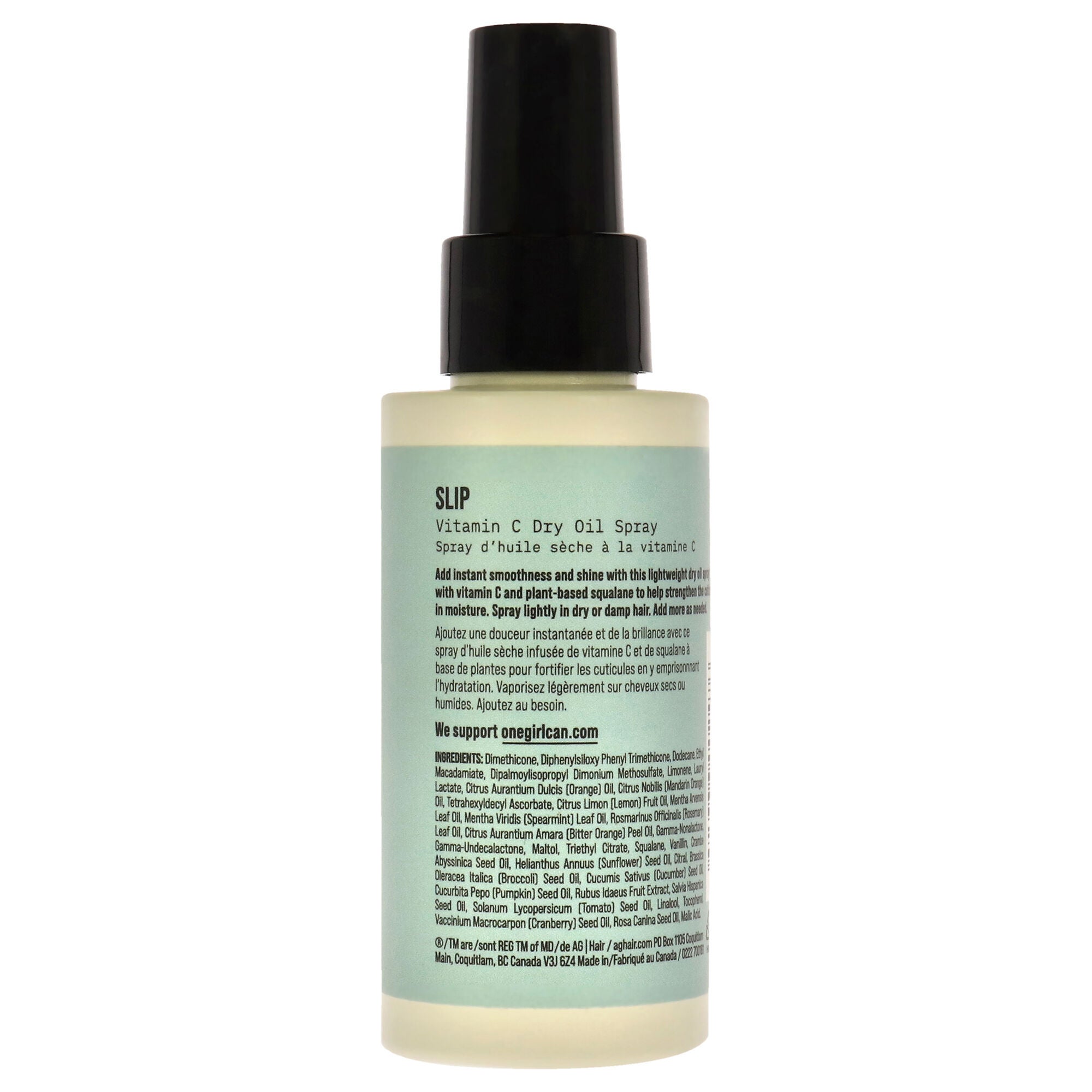 Slip Vitamin C Dry Oil Spray by AG Hair Cosmetics for Unisex - 3.4 oz Oil, See Description, alternate image number 1