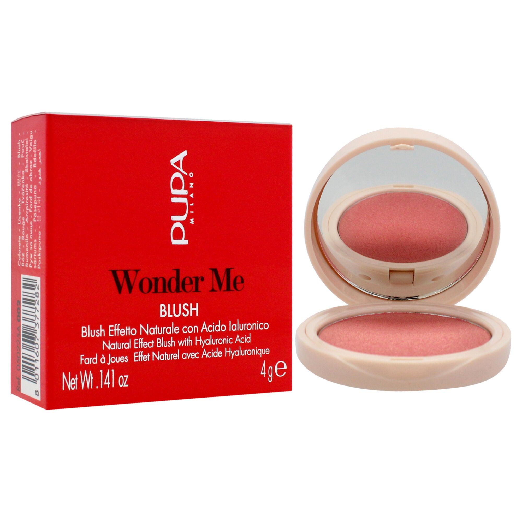 Wonder Me Blush - 002 Hug Me-Glow by Pupa Milano for Women - 0.141 oz Blush, See Description, alternate image number 2
