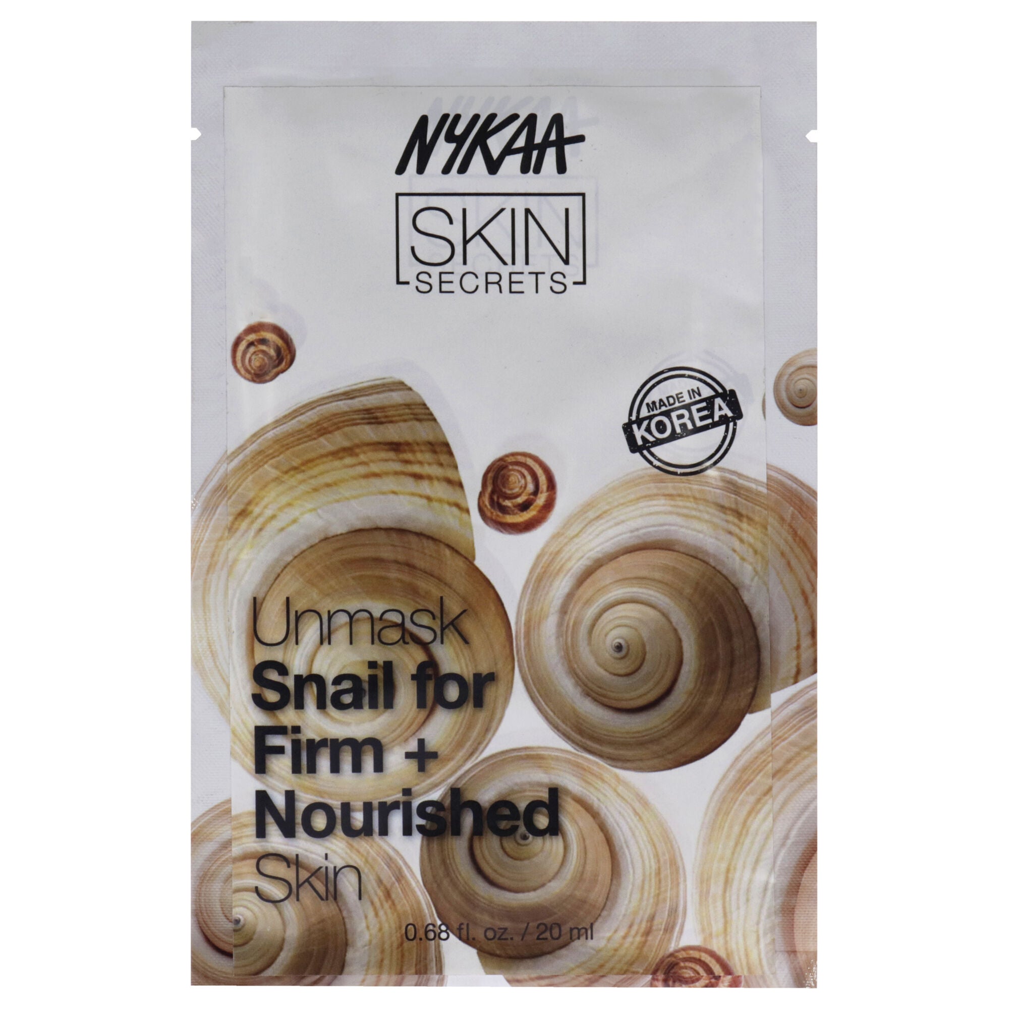 Skin Secrets Sheet Mask - Snail by Nykaa Naturals for Women - 1 Pc Mask, See Description, hi-res image number 0