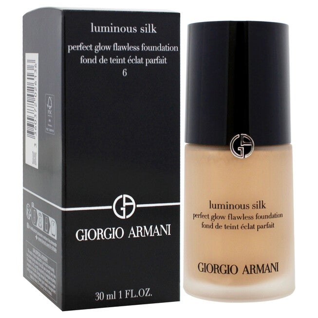 Luminous Silk Foundation - # 6 Medium/Warm by Giorgio Armani for Women - 1 oz Foundation, NA, alternate image number null