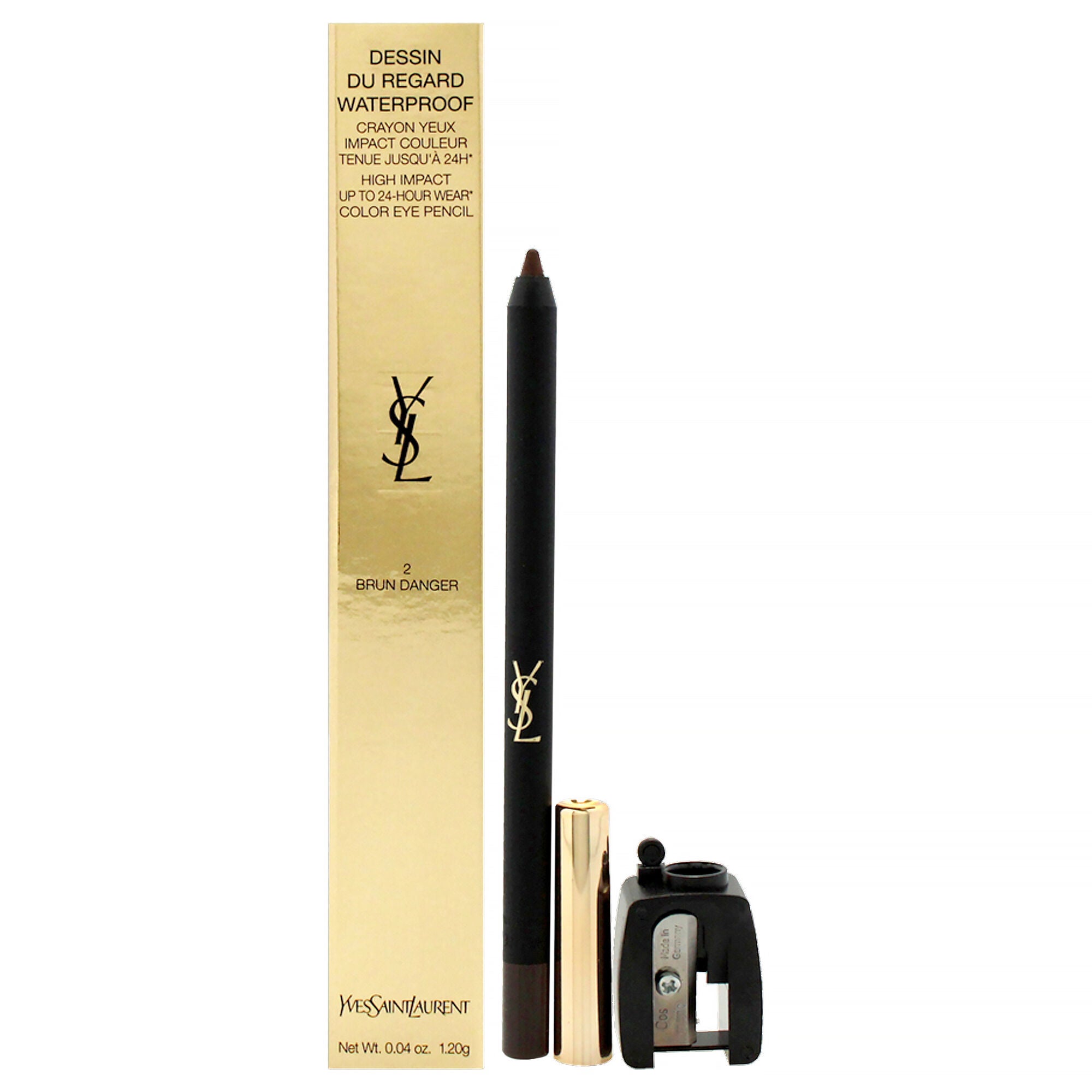 Dessin Du Regard Waterproof Eye Pencil - 2 Brun Danger by Yves Saint Laurent for Women - 0.04 oz Eye Pencil, See Description, hi-res image number 0
