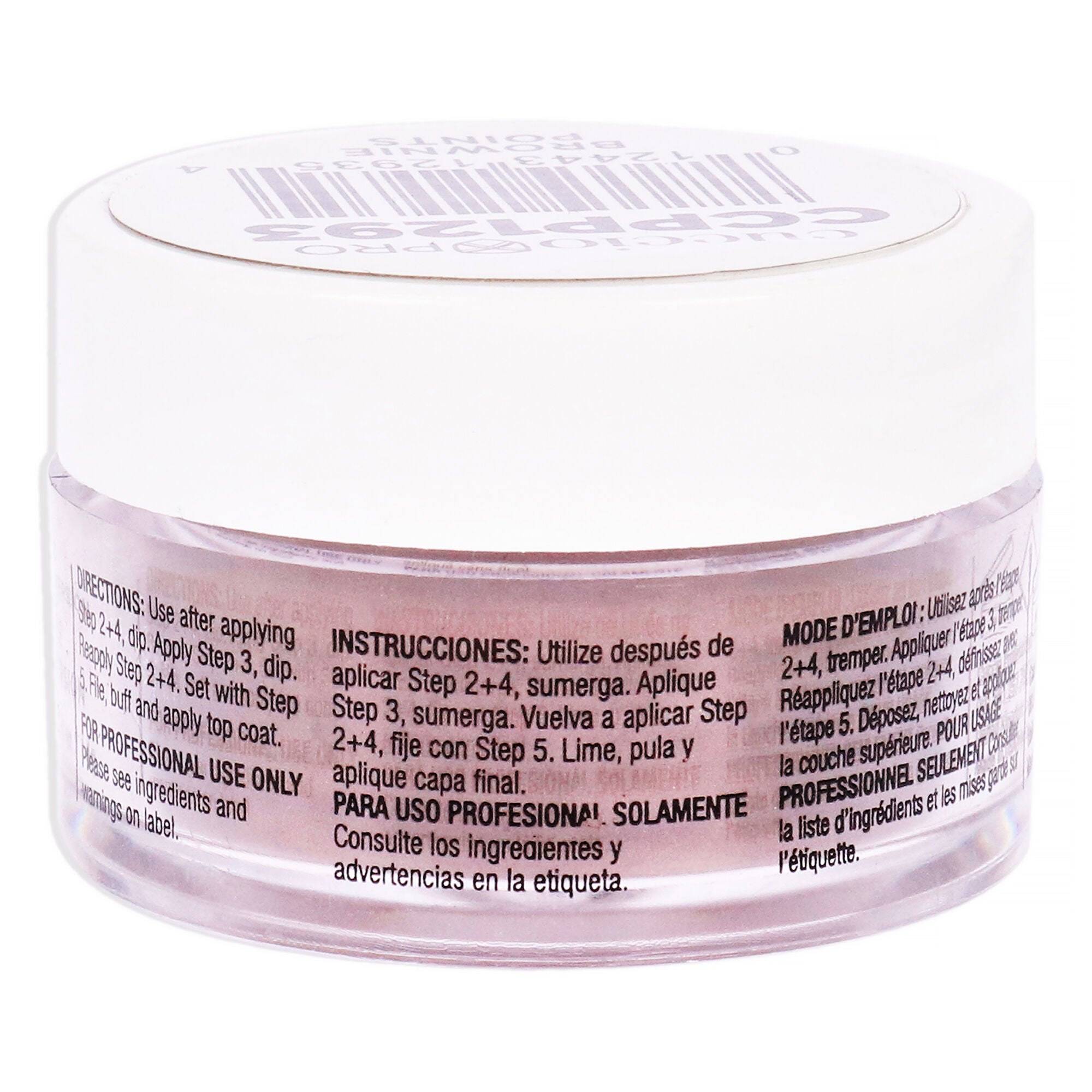 Pro Powder Polish Nail Colour Dip System - Brownie Points by Cuccio Colour for Women - 0.5 oz Nail Powder, See Description, alternate image number 2