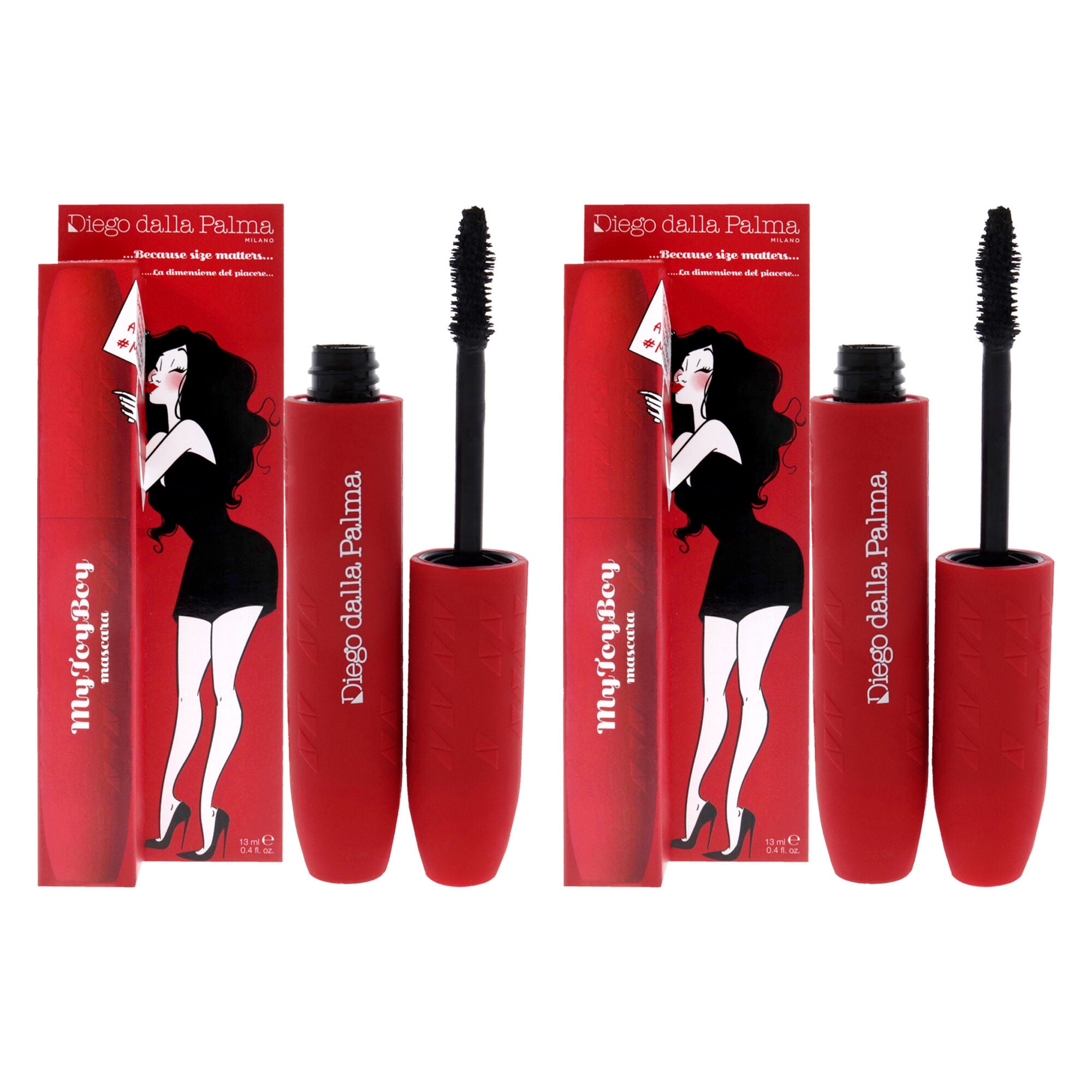 My Toy Boy Mascara - 151 Black by Diego Dalla Palma for Women - 0.4 oz Mascara - Pack of 2, See Description, hi-res image number 0