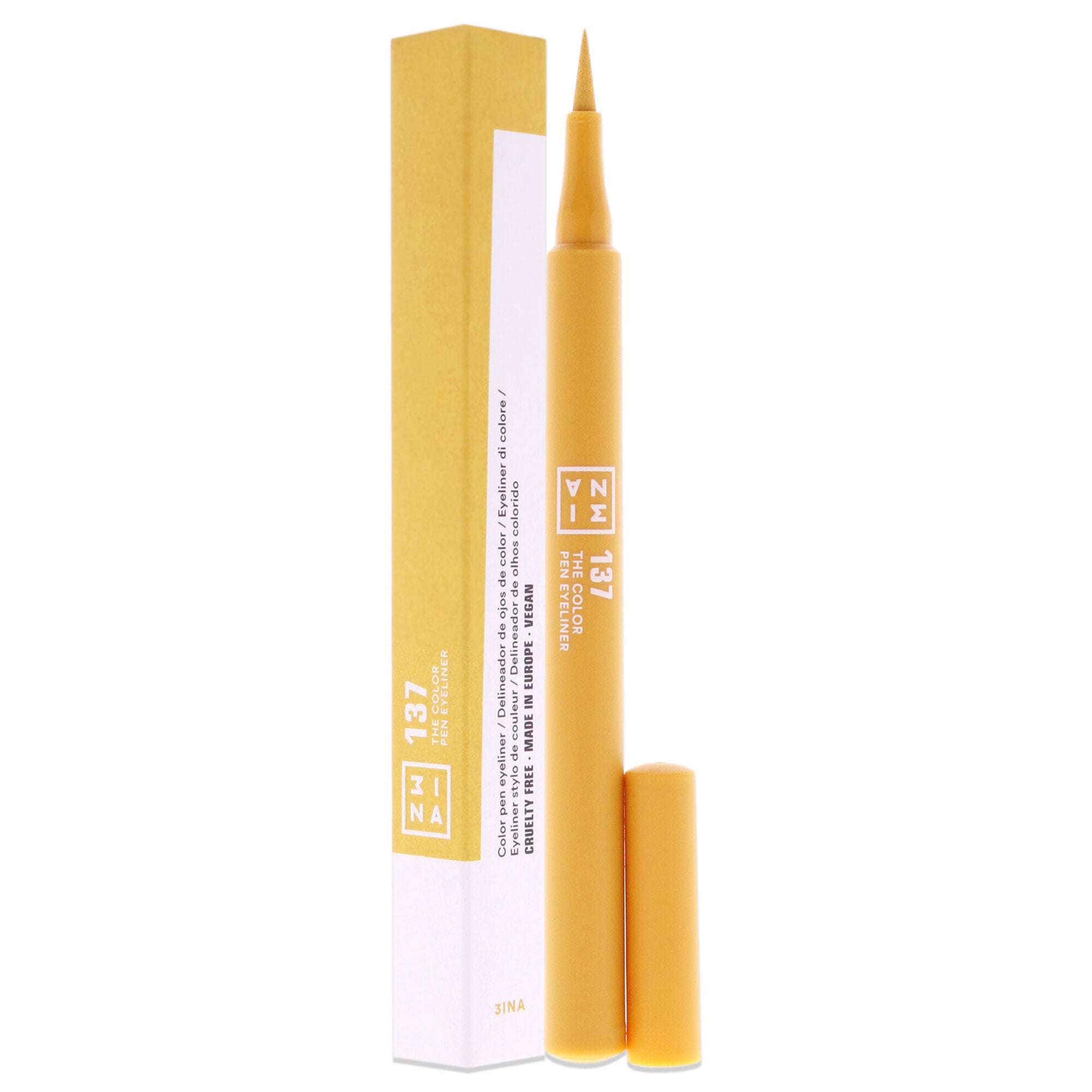 The Color Pen Eyeliner - 137 Yellow by 3INA for Women - 0.034 oz Eyeliner, , alternate image number 7