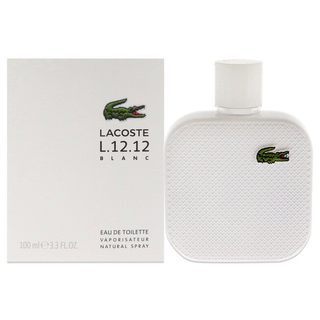 Lacoste Eau De Lacoste L.12.12 Blanc by Lacoste for Men - 3.3 oz EDT Spray, See Description, hi-res image number 0