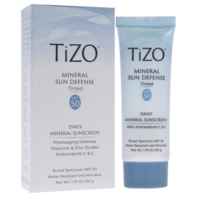 Mineral Sun Defense Tinted SPF 50 by Tizo for Women - 1.75 oz Sunscreen, NA, alternate image number null