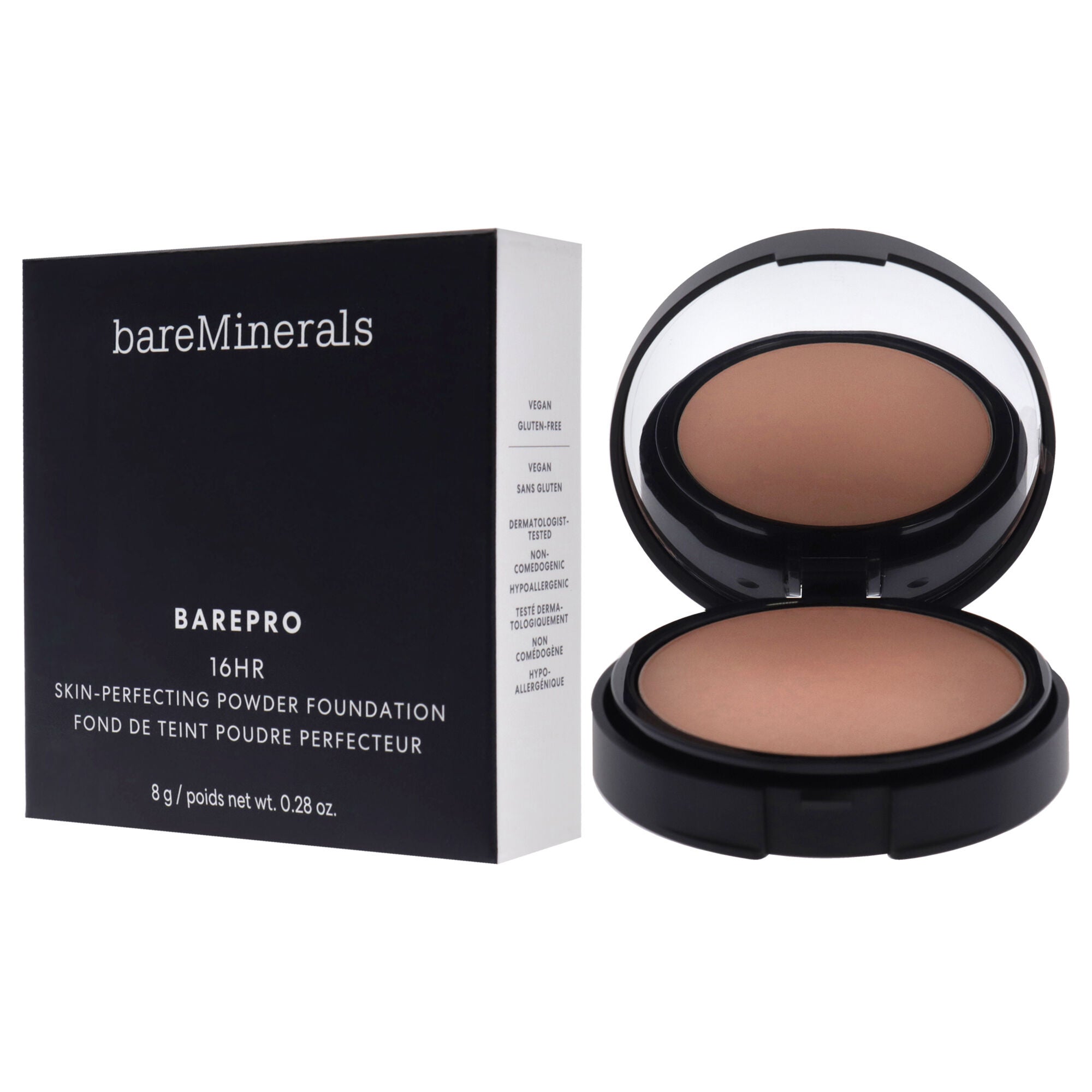 Barepro 16HR Skin Perfecting Powder Foundation - 20 Cool Light by bareMinerals for Women - 0.28 oz Foundation, See Description, alternate image number 3