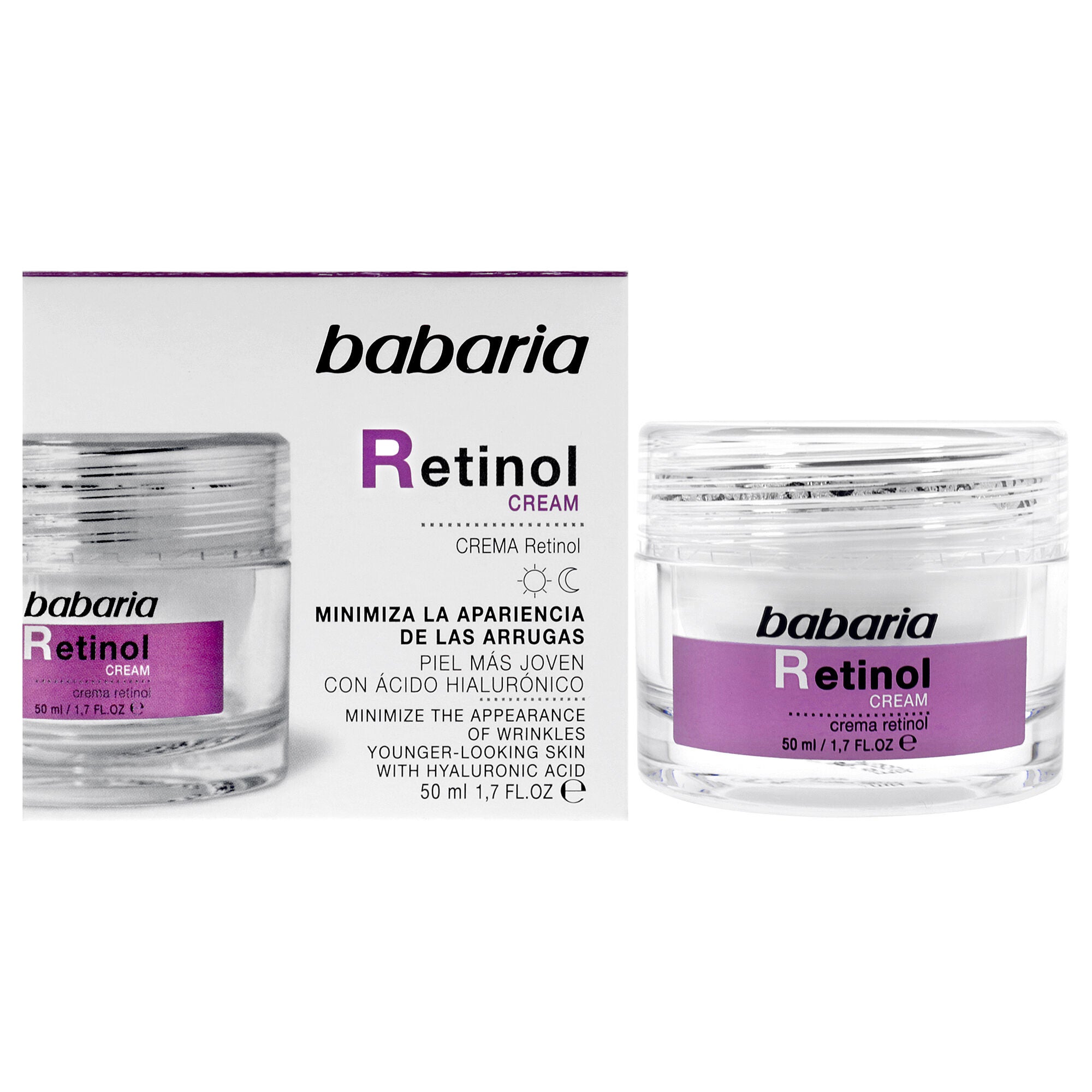 Retinol Face Rejuvenator Cream by Babaria for Women - 1.7 oz Cream ...