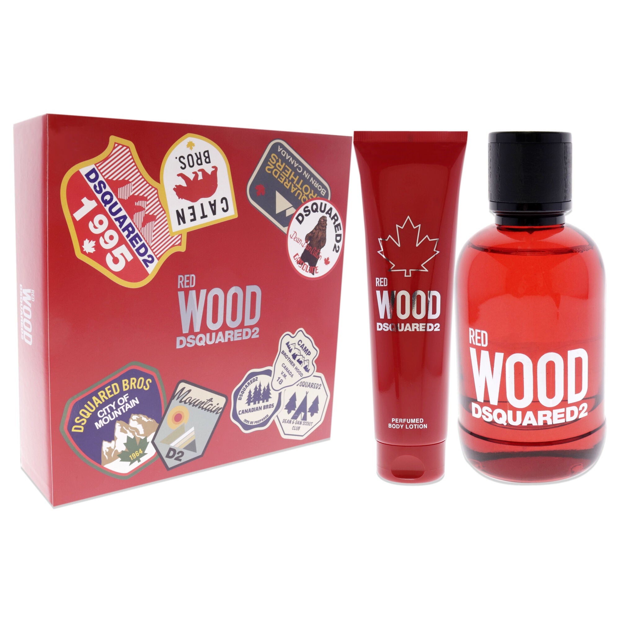 Red Wood by Dsquared2 for Women - 2 Pc Gift Set 3.4oz EDT Spray, 5.0oz Perfumed Body Lotion, , alternate image number 6