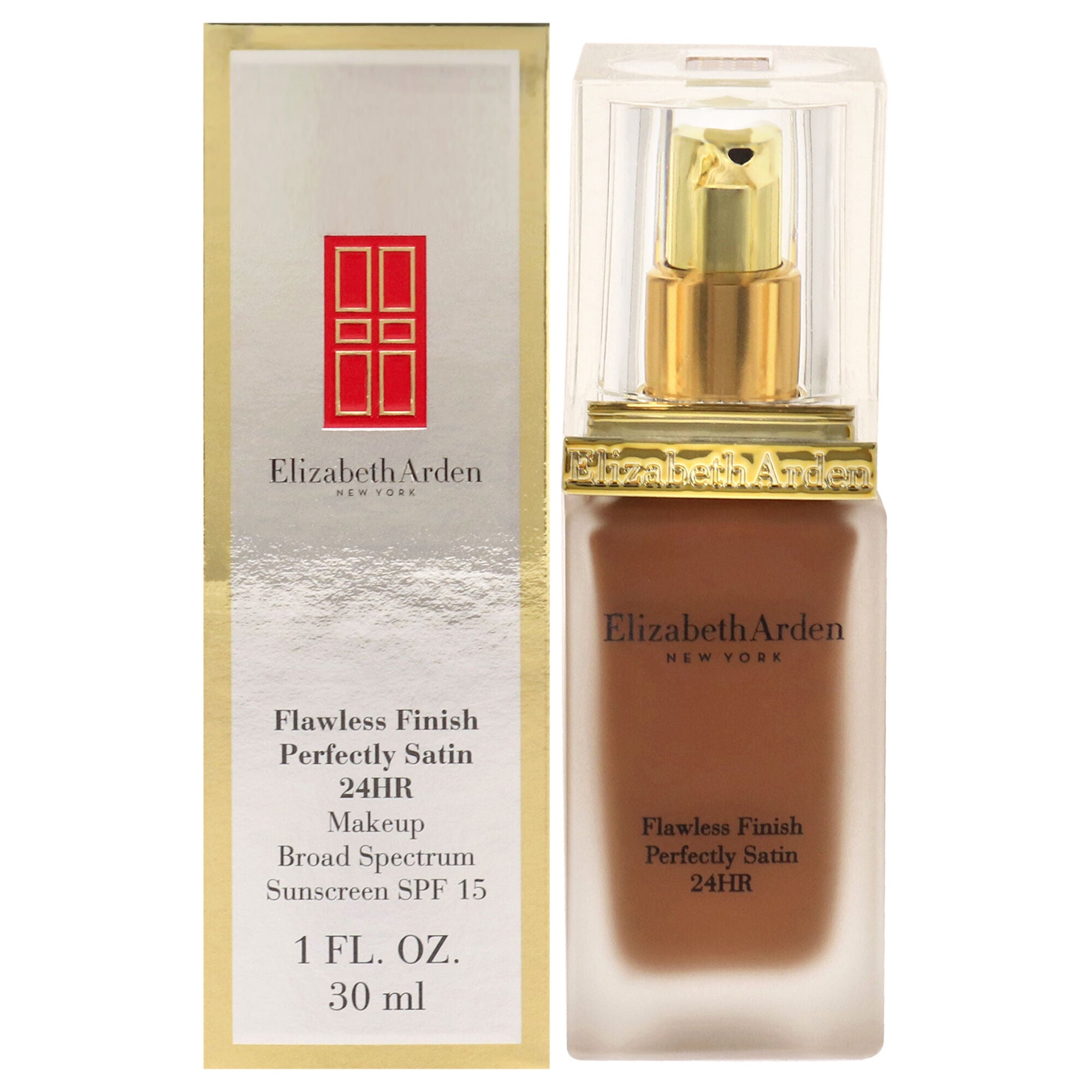 Flawless Finish Perfectly Satin 24HR Makeup SPF 15 - 17 Cocoa by Elizabeth Arden for Women - 1 oz Foundation, , alternate image number 5