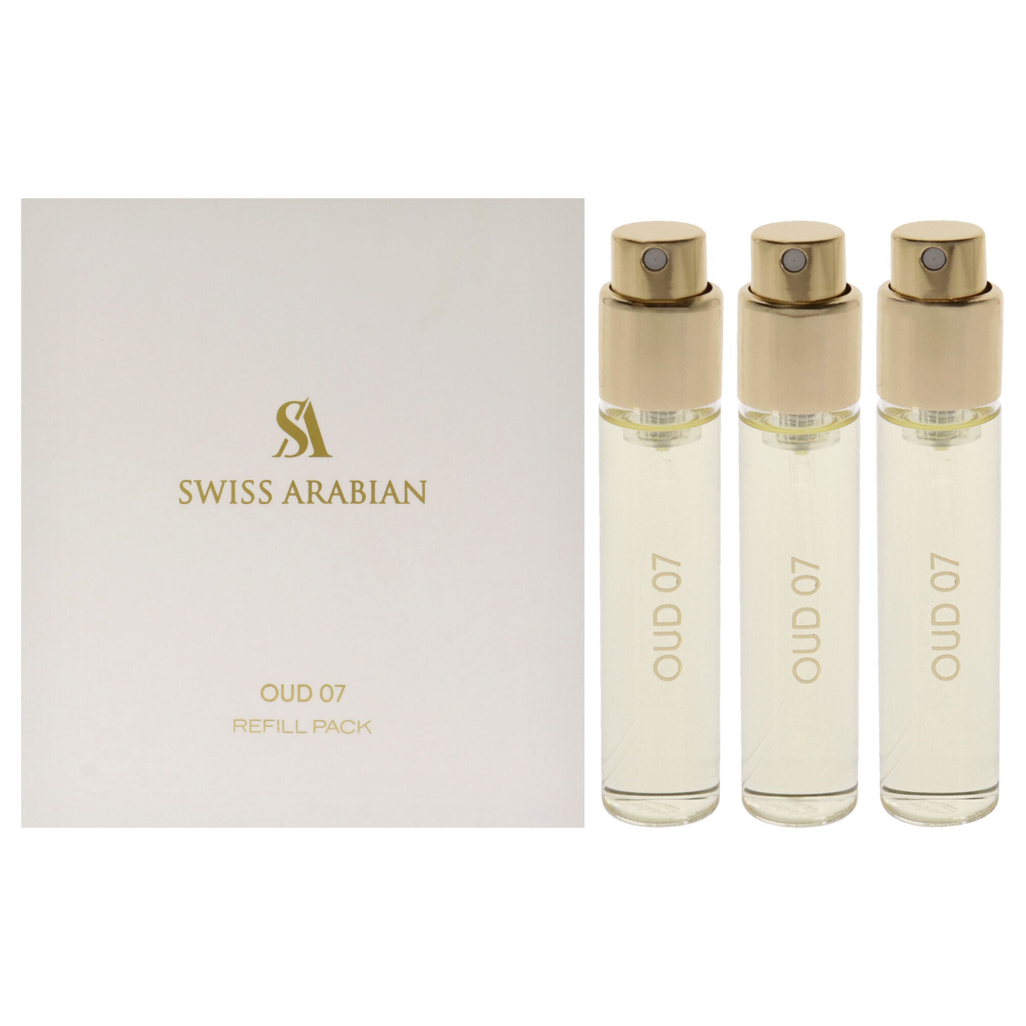 Oud 07 by Swiss Arabian for Unisex - 3 Pc Mini Gift Set 3 x 1oz EDP Spray (Refill), See Description, hi-res image number 0