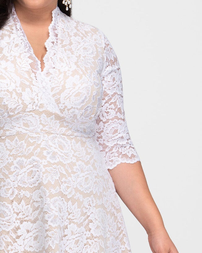 Bella Lace Wedding Dress, WhiteNude, alternate image number null