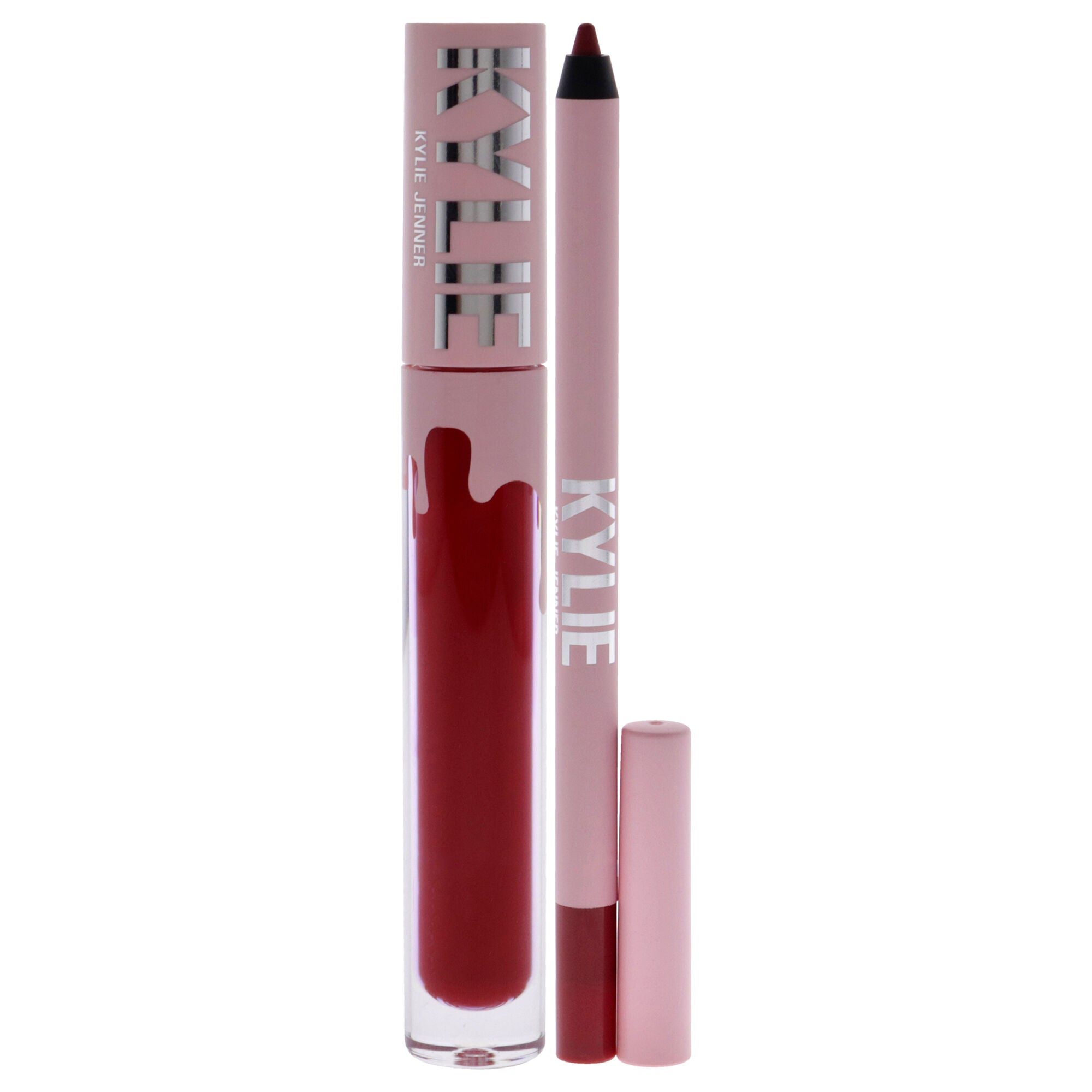 Matte Lip Kit - 402 Mary Jo K by Kylie Cosmetics for Women - 2 Pc 0.10oz Matte Liquid Lipstick, 0.039oz Lip Liner, See Description, alternate image number 3