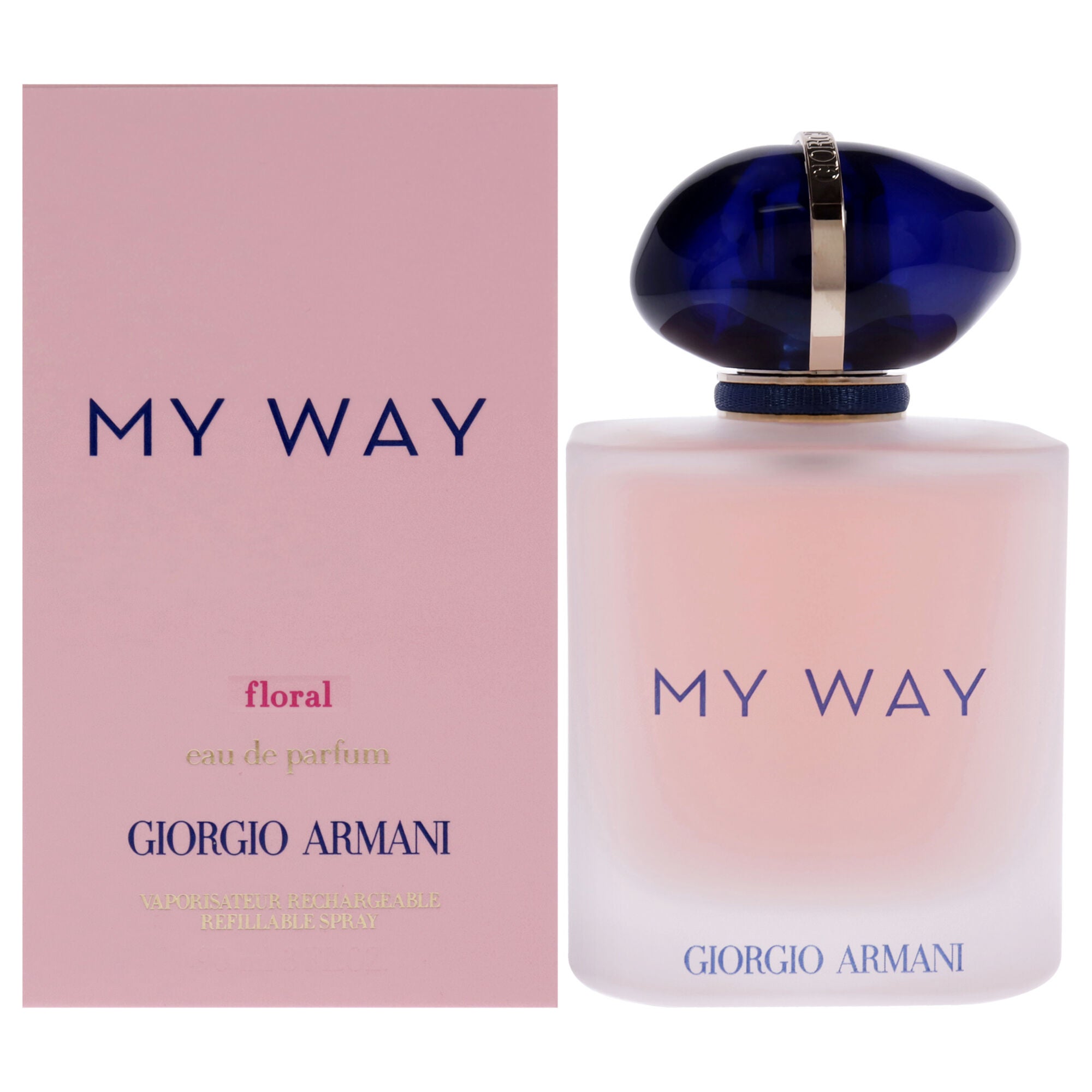 My Way Floral by Giorgio Armani for Women - 3 oz EDP Spray (Refillable), Clear, hi-res image number 0