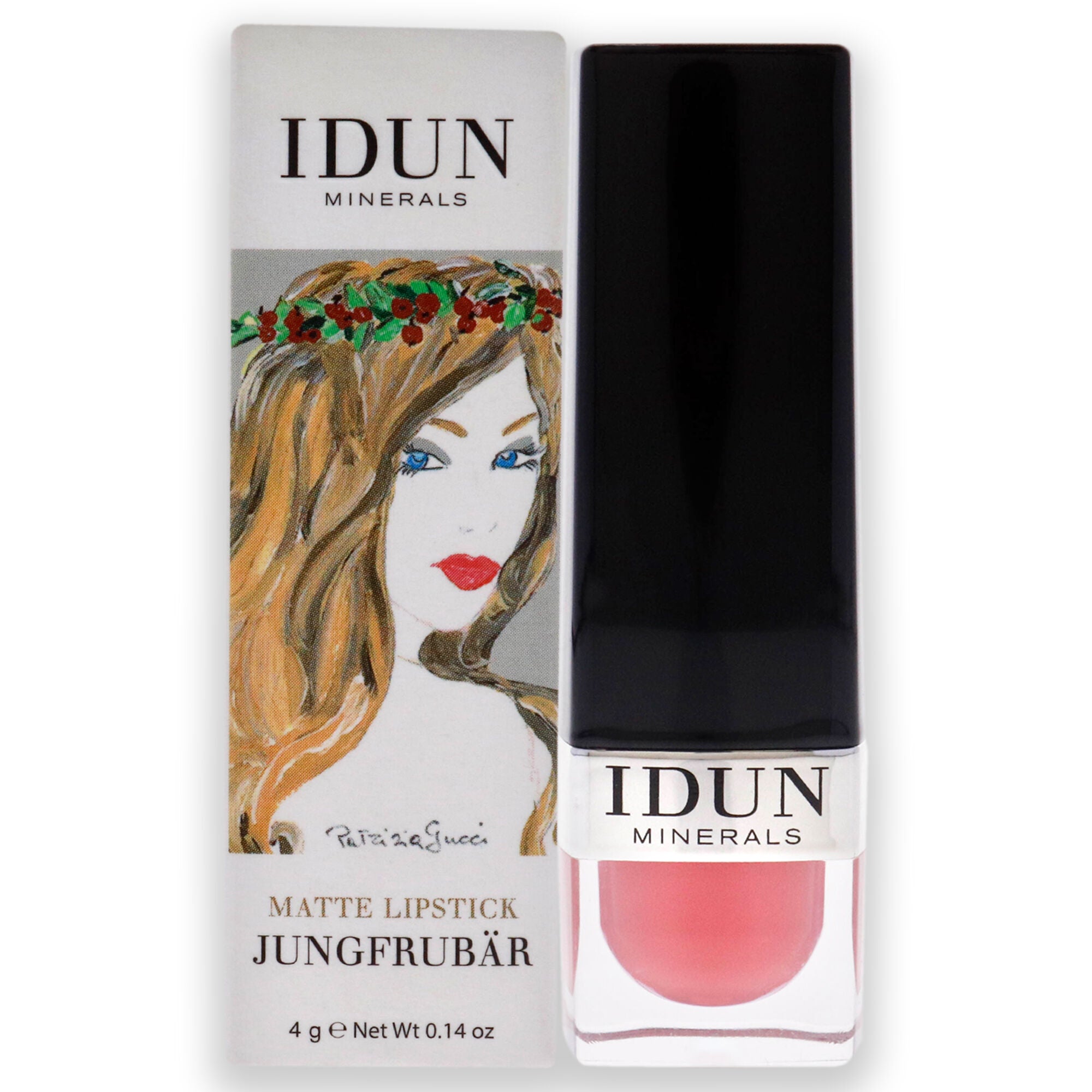 Matte Lipstick - 103 Jungfrubar by Idun Minerals for Women - 0.14 oz Lipstick, See Description, hi-res image number 0