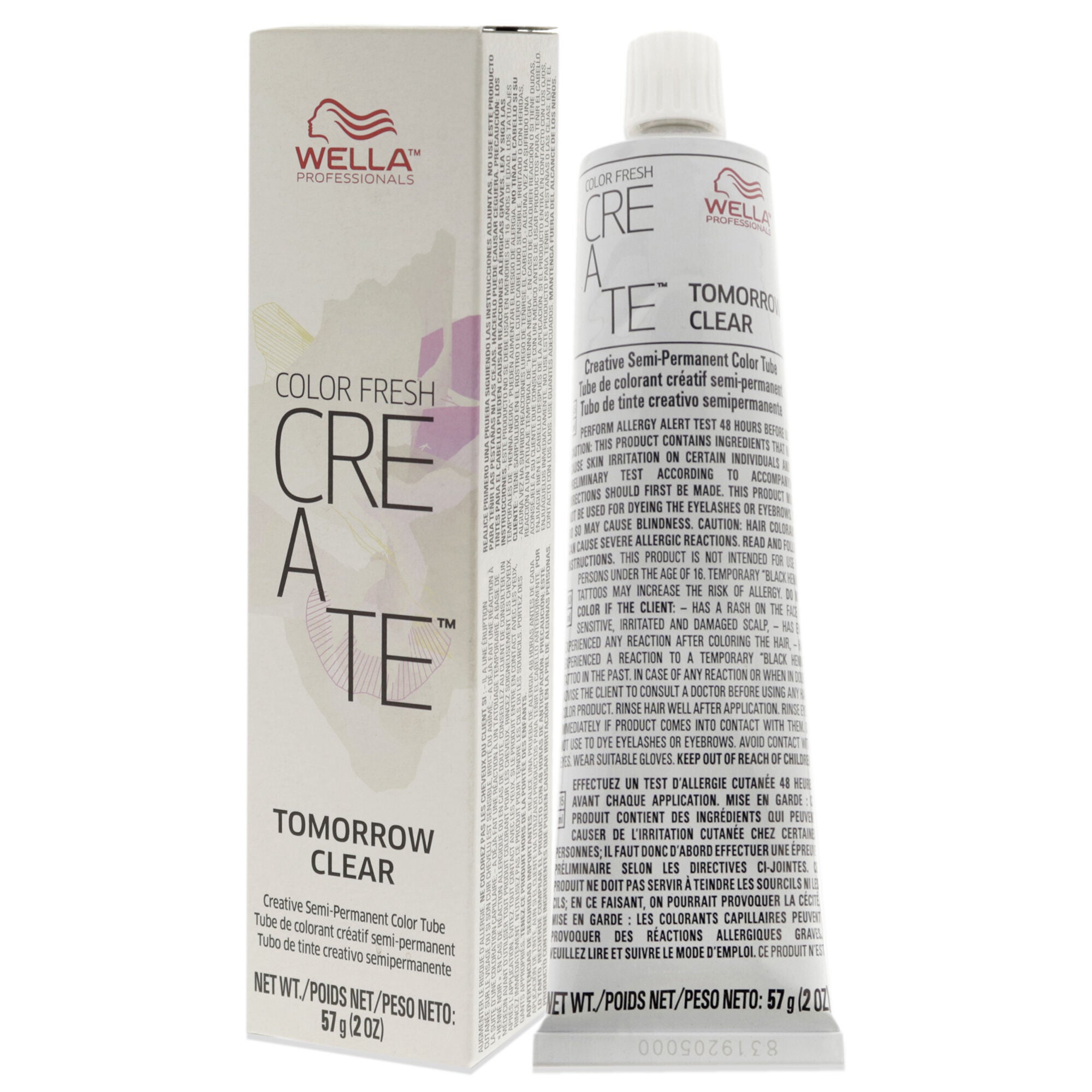 Color Fresh Create Semi-Permanent Color - Tomorrow Clear by Wella for Unisex - 2 oz Hair Color, See Description, alternate image number 3