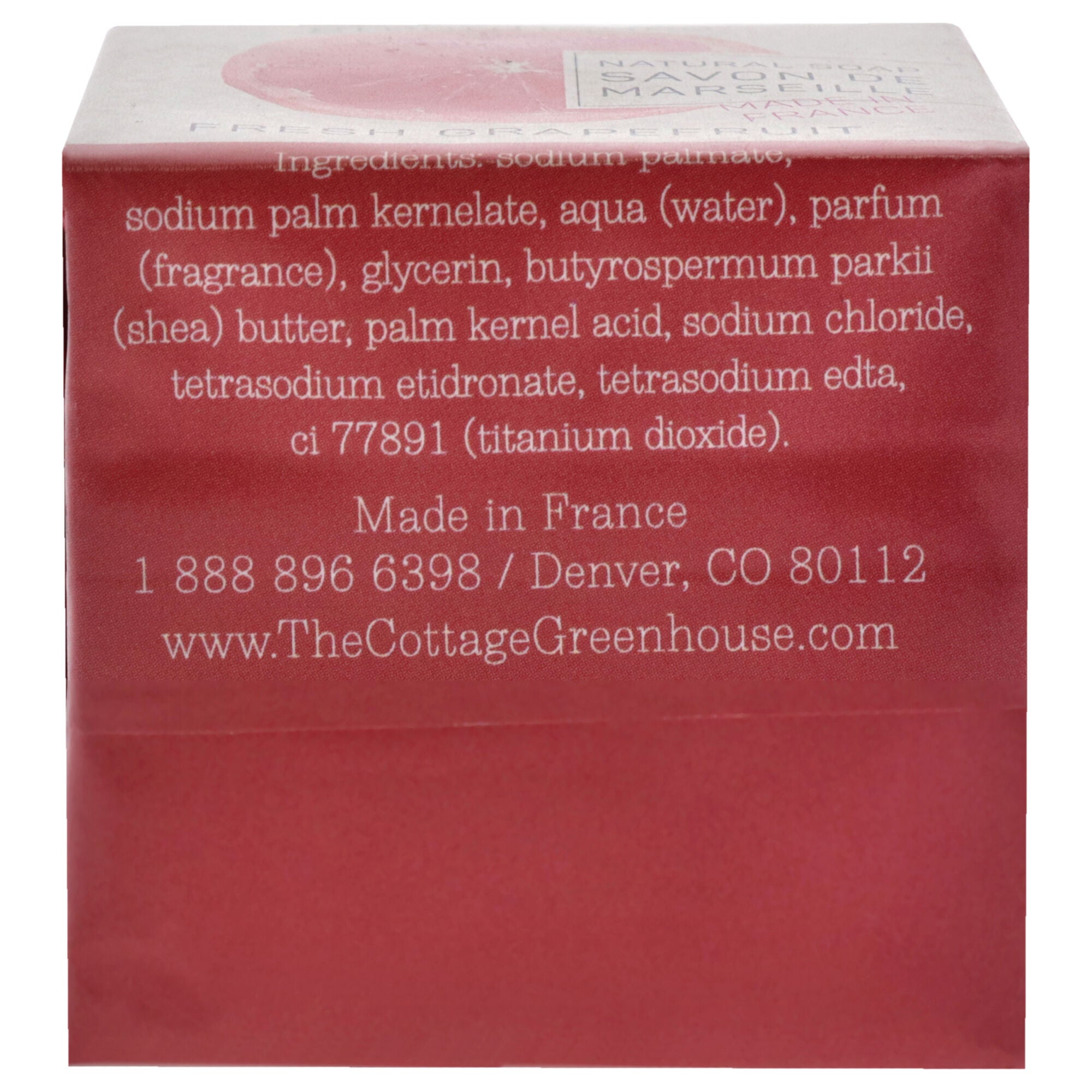 Fresh Soap - Grapefruit by The Cottage Greenhouse for Unisex - 3.5 oz Soap, See Description, alternate image number 3