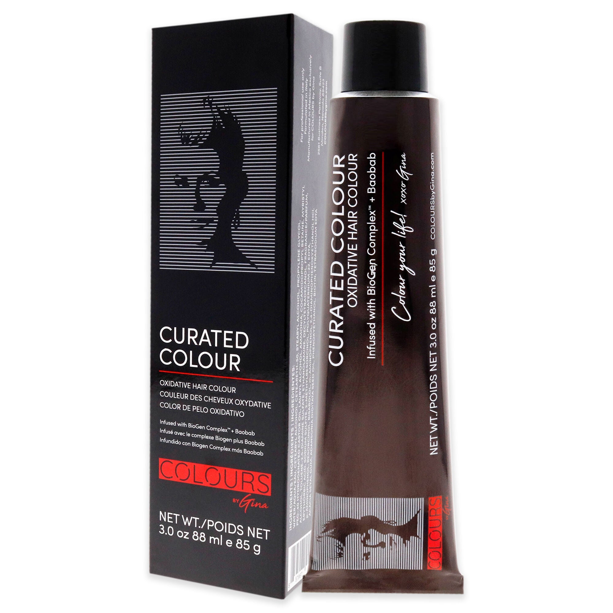 Curated Colour - 8.0-8N Light Natural Blonde by Colours By Gina for Unisex - 3 oz Hair Color, See Description, alternate image number 3