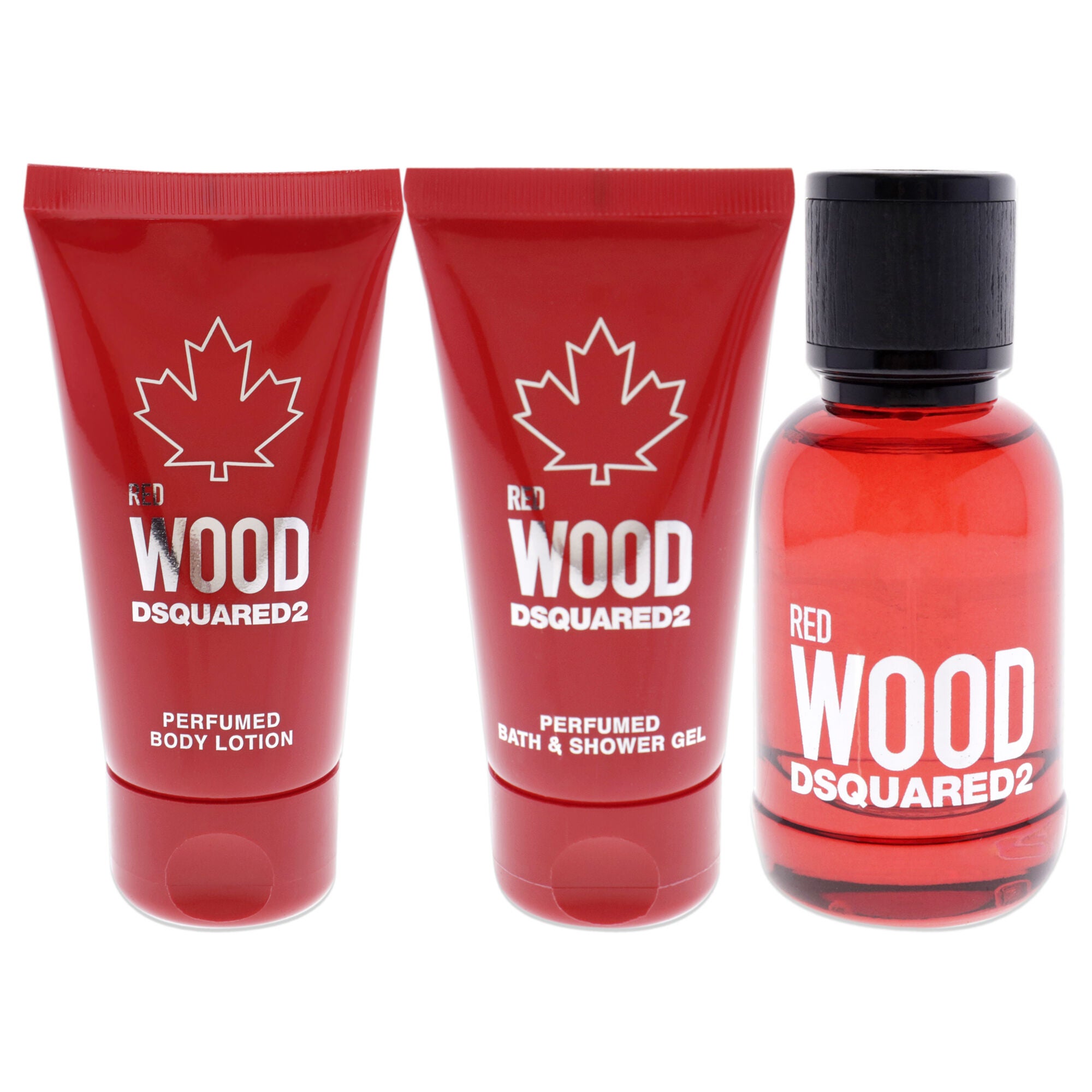 Red Wood by Dsquared2 for Women - 3 Pc Gift Set 1.7oz EDT Spray, 1.7oz Body Lotion, 1.7oz Bath and Shower Gel, See Description, alternate image number 3