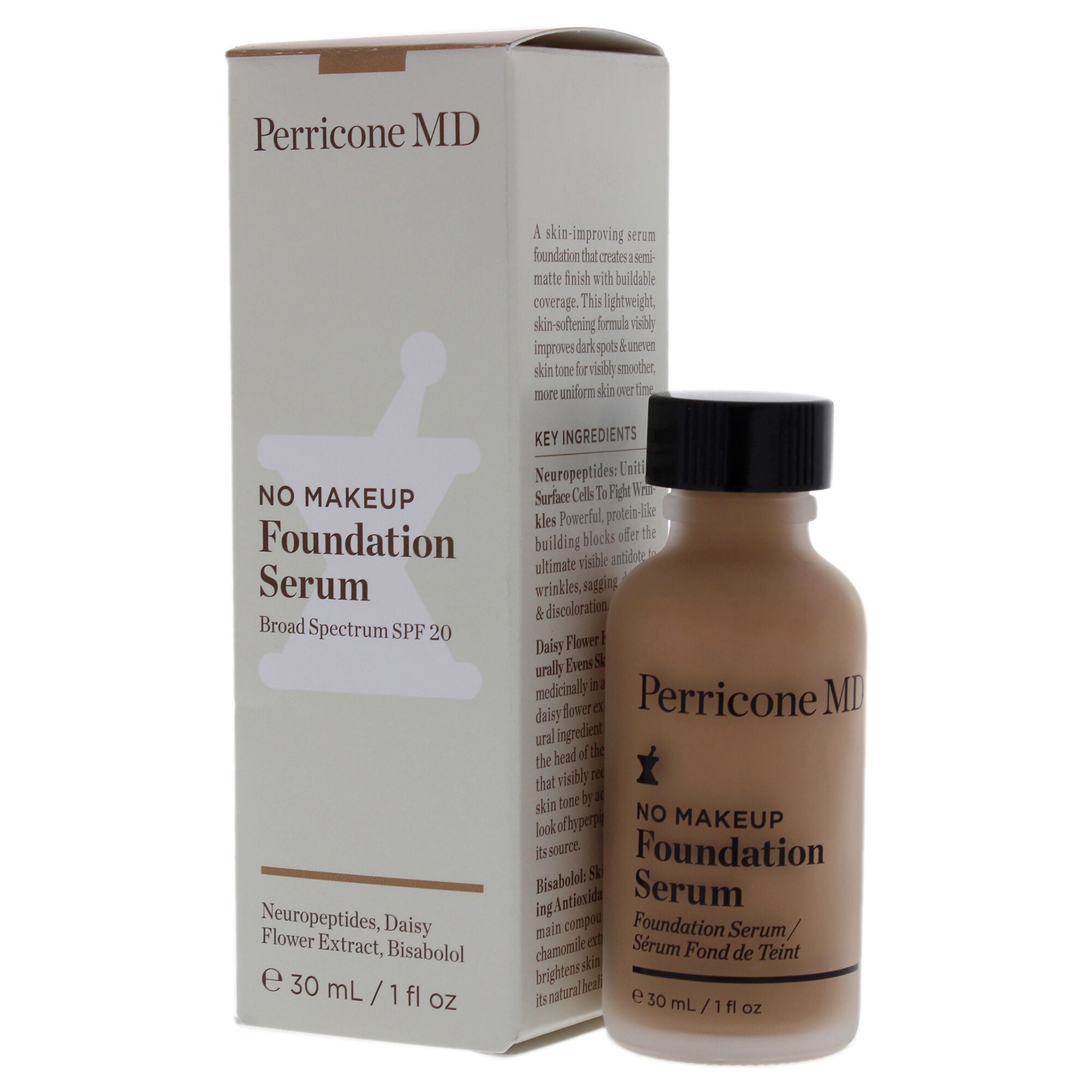 No Makeup Foundation Serum SPF 20 - Buff by Perricone MD for Women - 1 oz Foundation, See Description, alternate image number 3