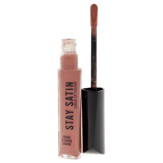 Stay Satin Liquid Lip Color - Shoulder Pads by Rimmel London for Women - 0.21 oz Lipstick, NA, alternate image number null