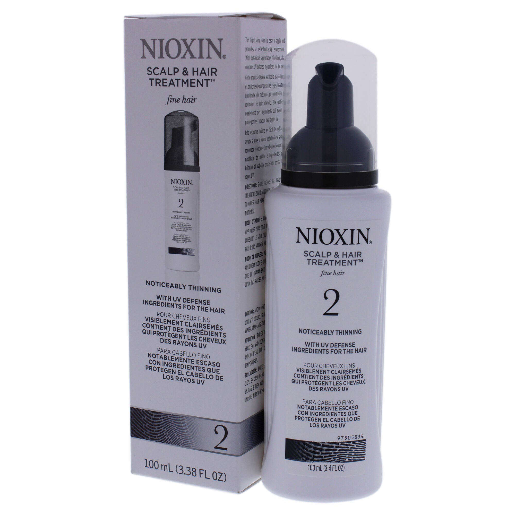 System 2 Scalp Treatment by Nioxin for Unisex - 3.38 oz Treatment, , alternate image number 7