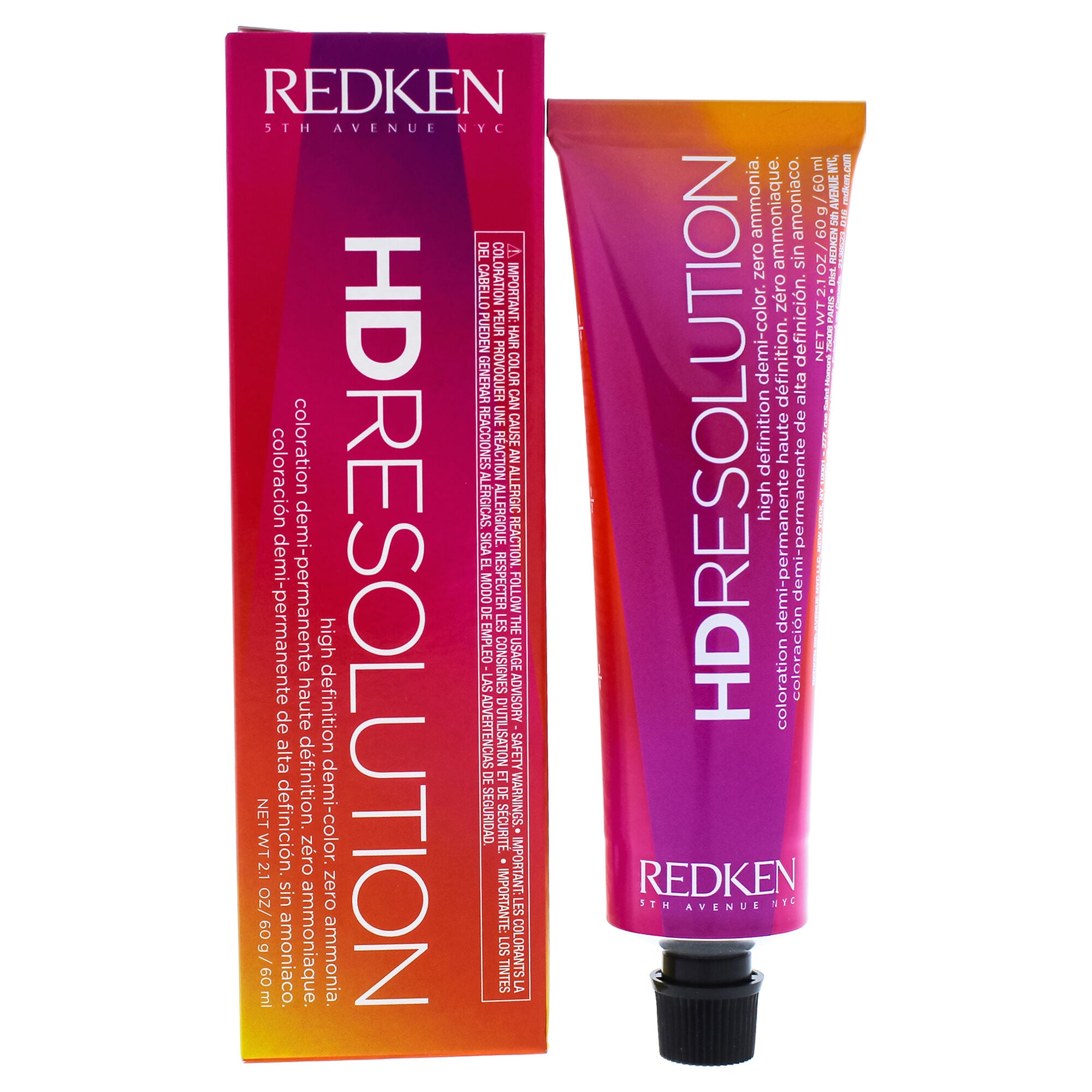 HD Resolution Haircolor - 7.03 Natural-Gold by Redken for Unisex - 2.1 oz Hair Color, See Description, hi-res image number 0