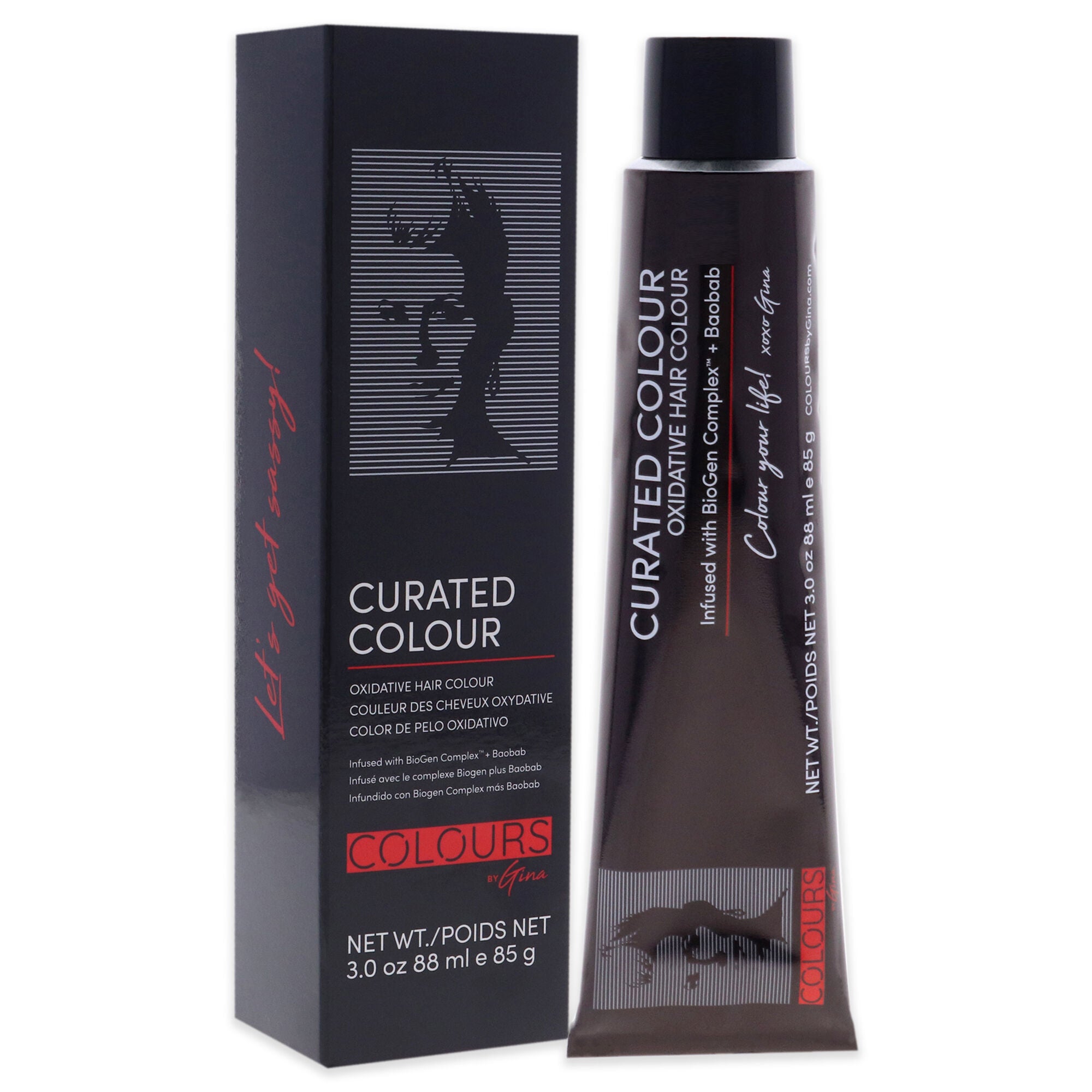 Curated Colour - 7.6-7R Reddish Blonde by Colours By Gina for Unisex - 3 oz Hair Color, See Description, alternate image number 2