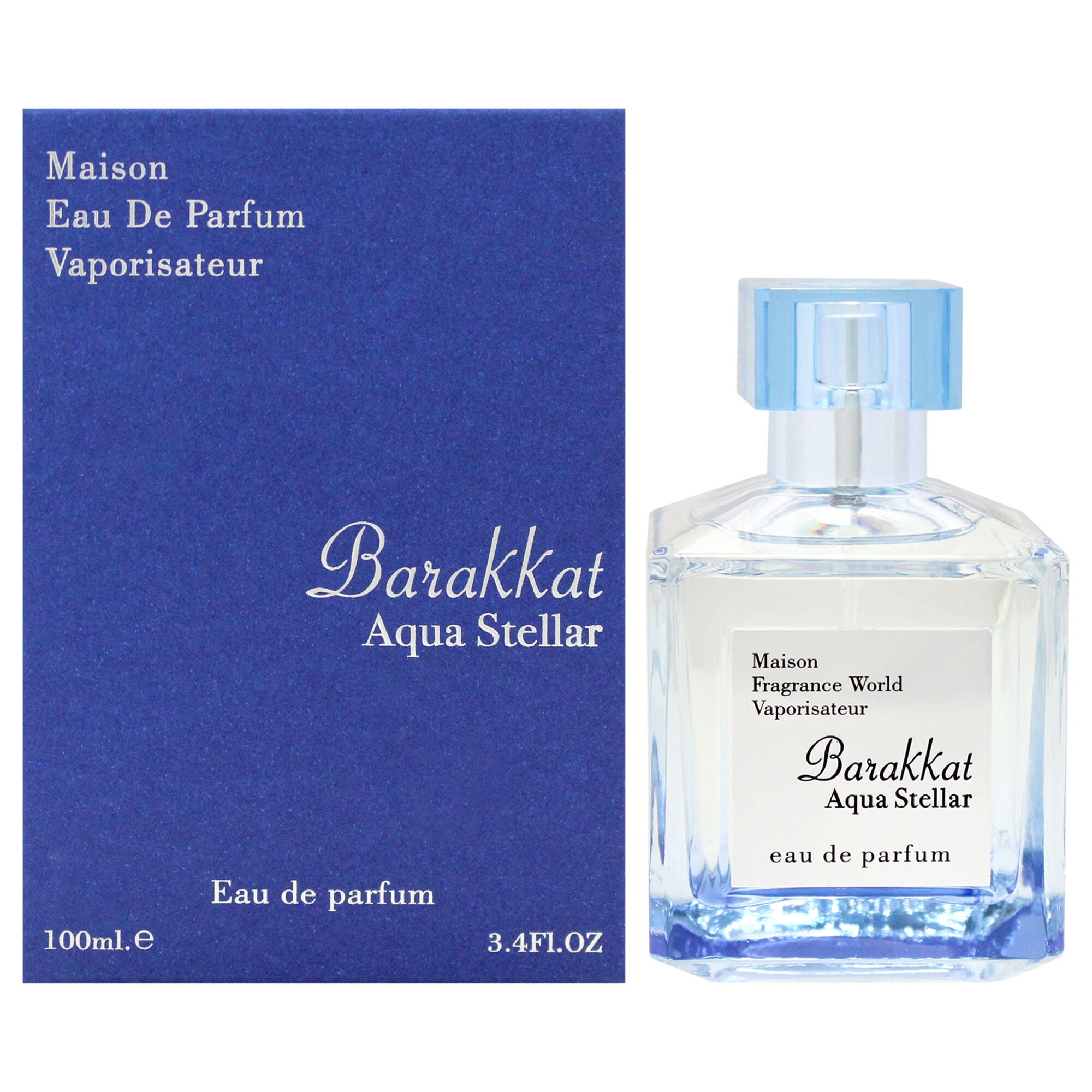 Maison Barakkat Aqua Stellar by Fragrance World for Unisex - 3.4 oz EDP Spray, See Description, hi-res image number 0