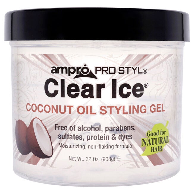 Pro Styl Clear Ice Gel - Coconut by Ampro for Women - 32 oz Gel, NA, hi-res image number null