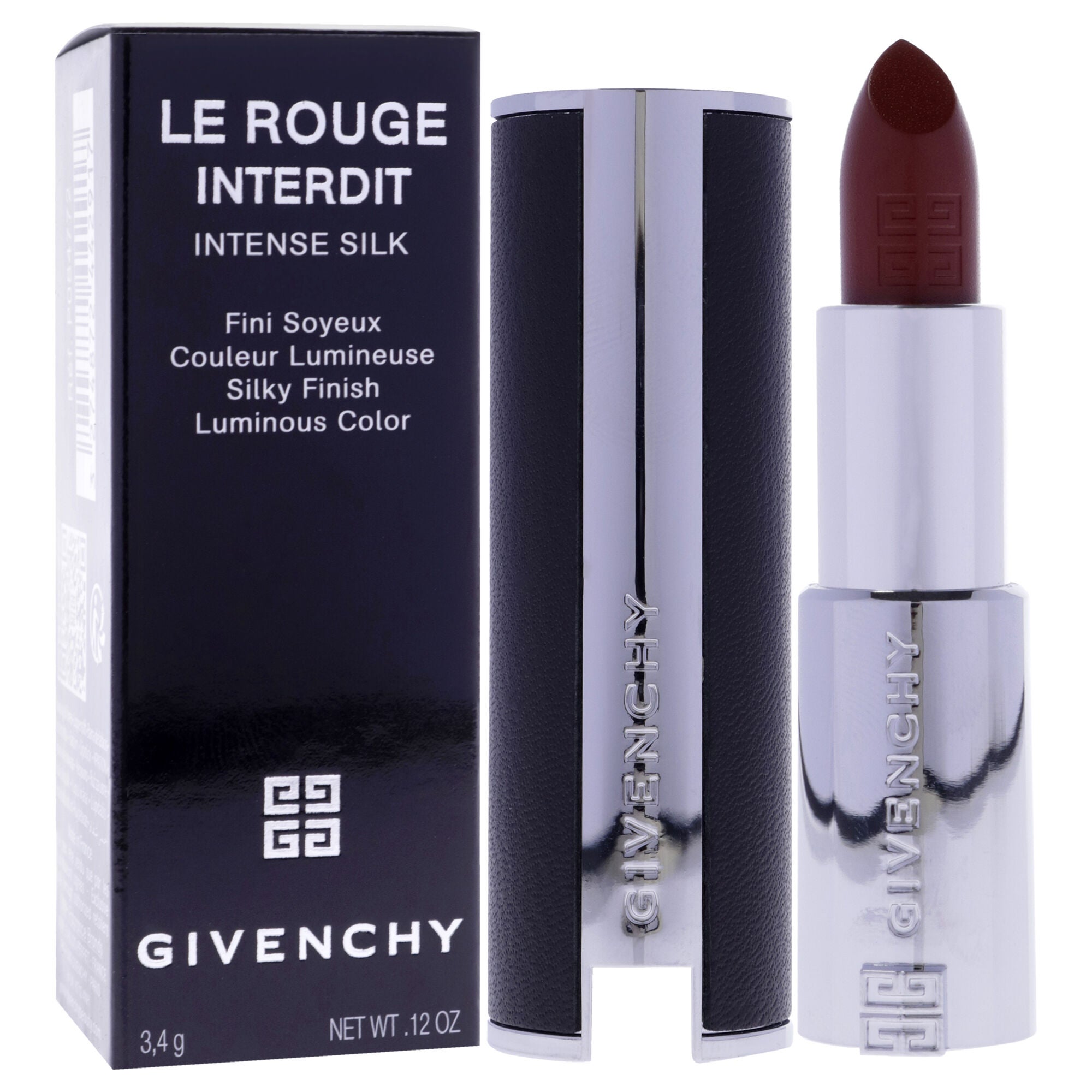 Le Rouge Interdit Intense Silk Lipstick - 319 Rouge Santal by Givenchy for Women - 0.12 oz Lipstick (Refillable), Brown, alternate image number 1