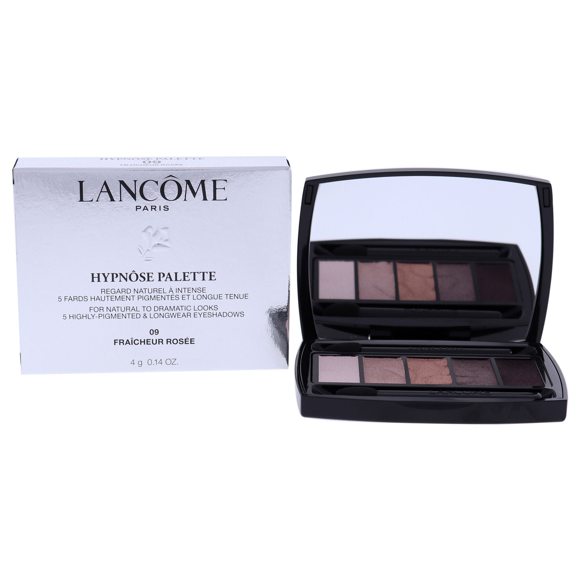 Hypnose 5-Color Eyeshadow Palette - 09 Fraicheur Rosee by Lancome for Women - 0.14 oz Eyeshadow, See Description, hi-res image number 0