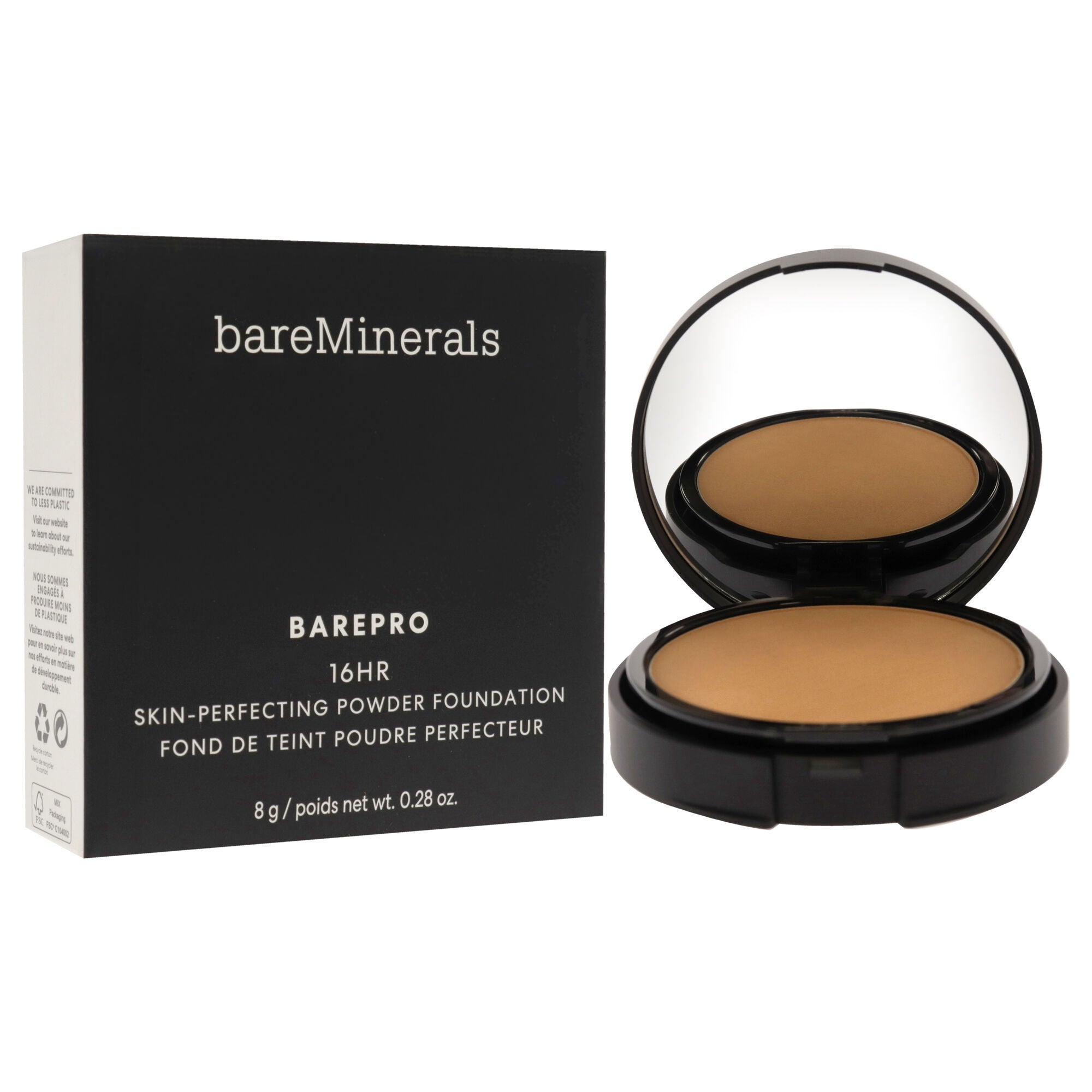 Barepro 16HR Skin Perfecting Powder Foundation - 35 Medium Warm by bareMinerals for Women - 0.28 oz Foundation, , alternate image number 7