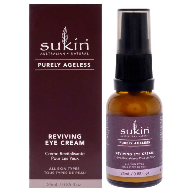 Purely Ageless Reviving Eye Cream by Sukin for Women - 0.85 oz Cream, NA, hi-res image number null