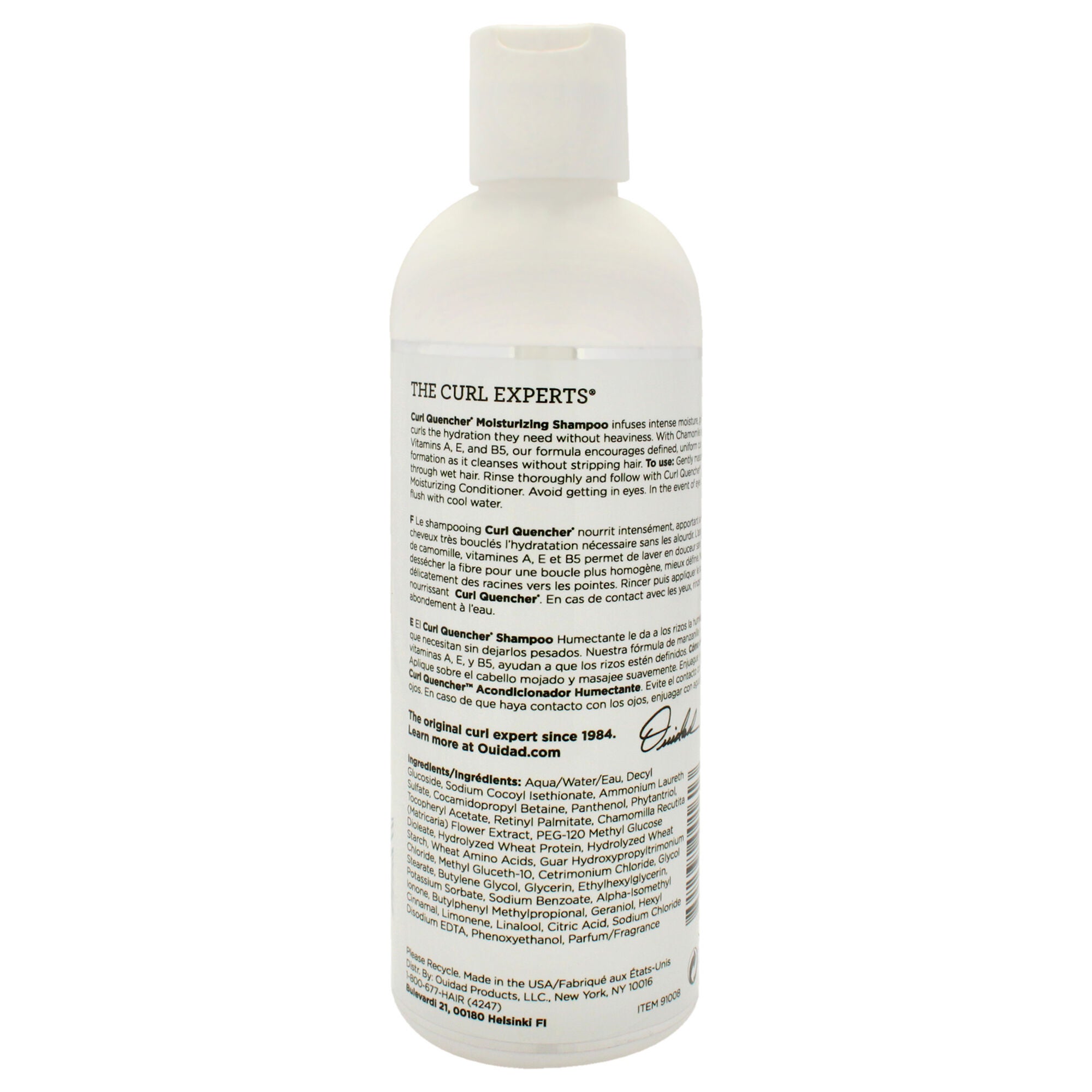 Curl Quencher Moisturizing Shampoo by Ouidad for Unisex - 8.5 oz Shampoo, See Description, alternate image number 3