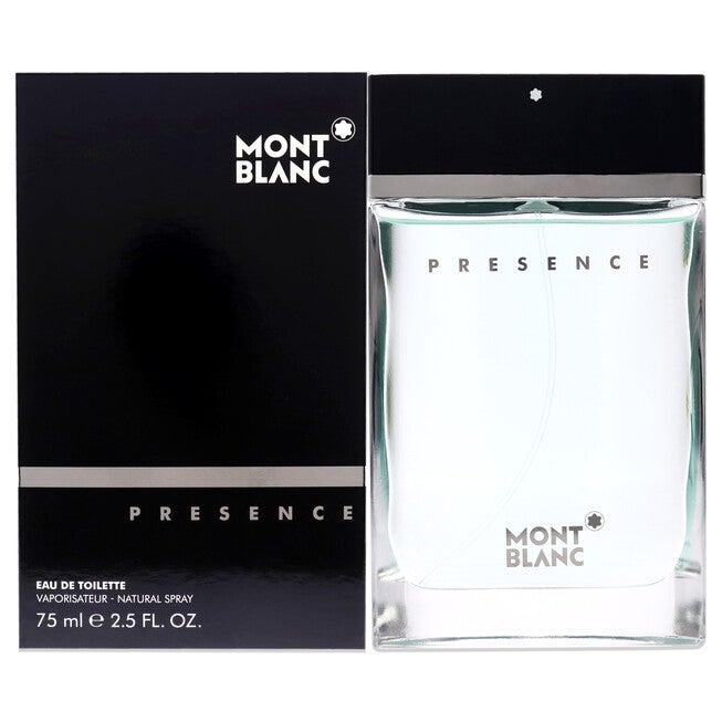 Mont Blanc Presence by Mont Blanc for Men - 2.5 oz EDT Spray, NA, hi-res image number null