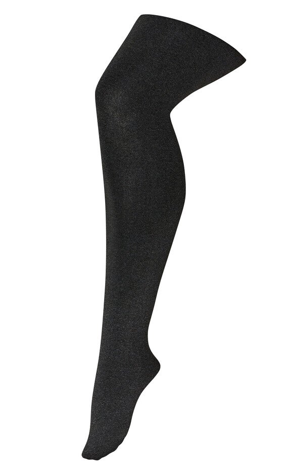 Plush Lined Tights - gray, , alternate image number 1