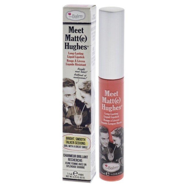 Meet Matte Hughes Long Lasting Liquid Lipstick - Doting by the Balm for Women - 0.25 oz Lip Gloss, NA, alternate image number null