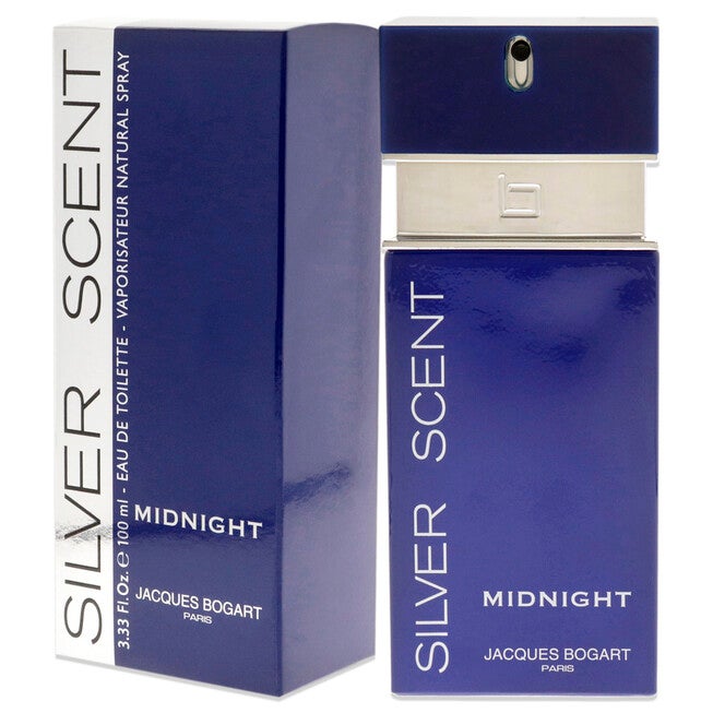 Silver Scent Midnight by Jacques Bogart for Men - 3.3 oz EDT Spray, NA, alternate image number null
