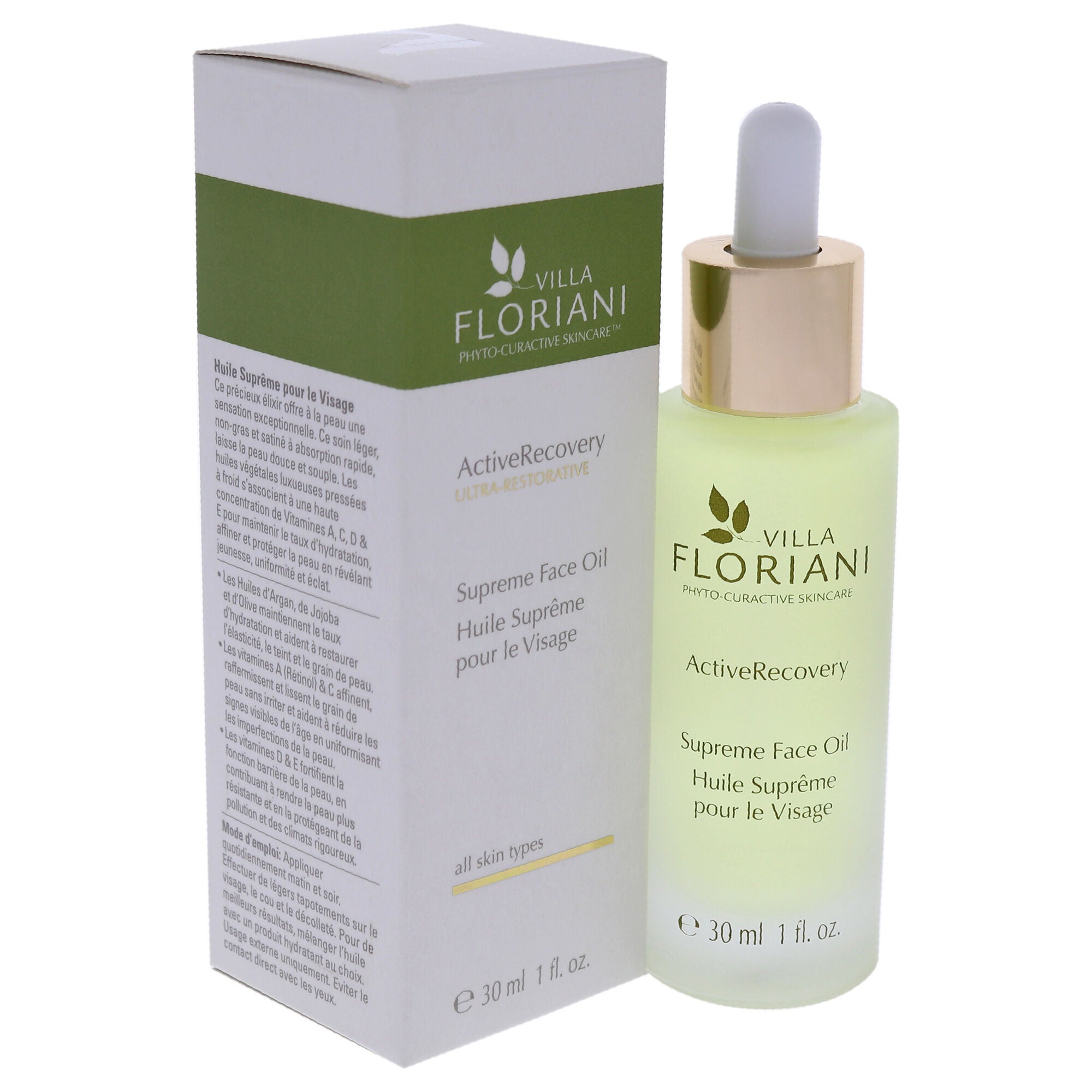 ActiveRecovery Supreme Face Oil by Villa Floriani for Unisex - 1 oz Oil, , alternate image number 7