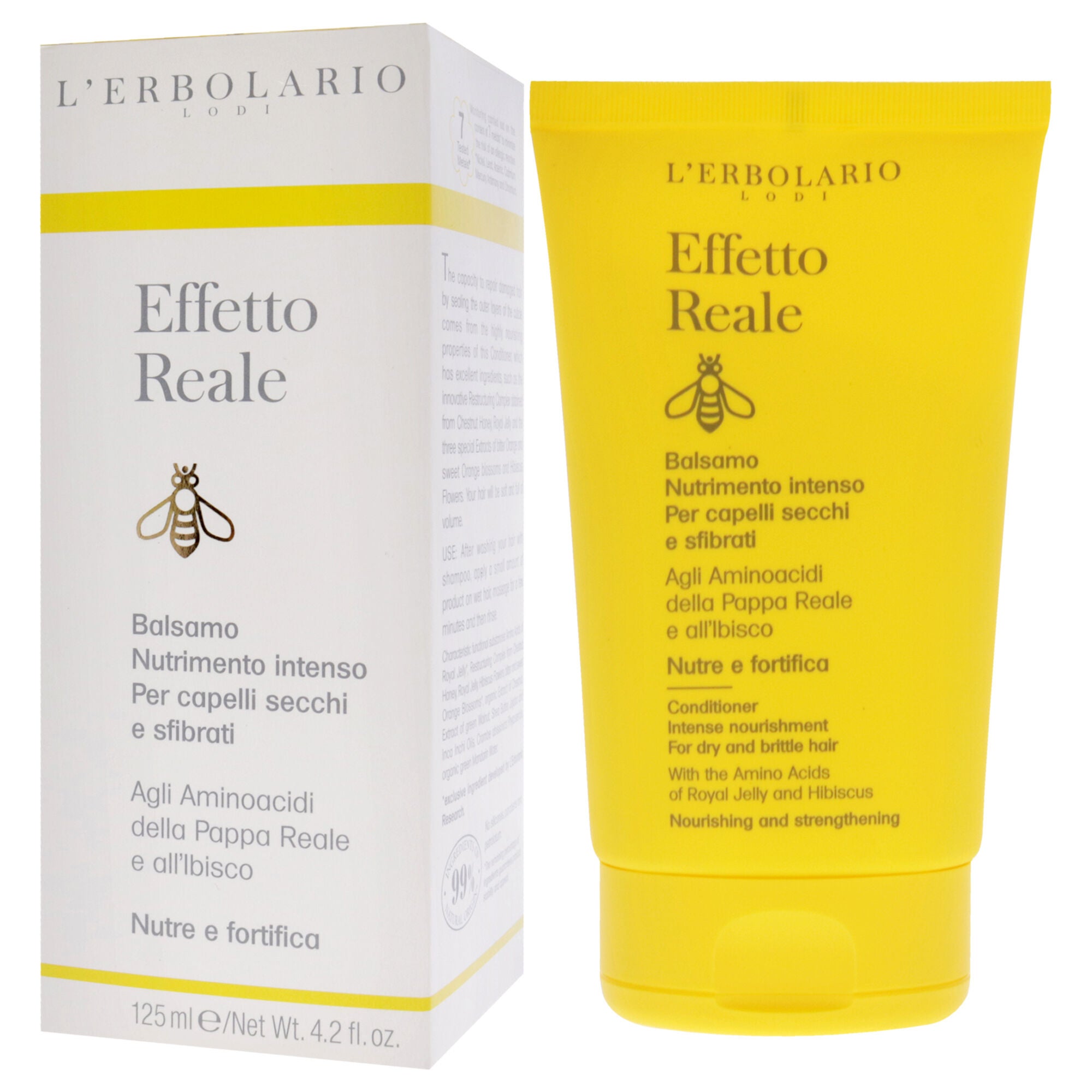 Effetto Reale Intense Nourishment Conditioner by LErbolario for Unisex - 4.2 oz Conditioner, , alternate image number 7