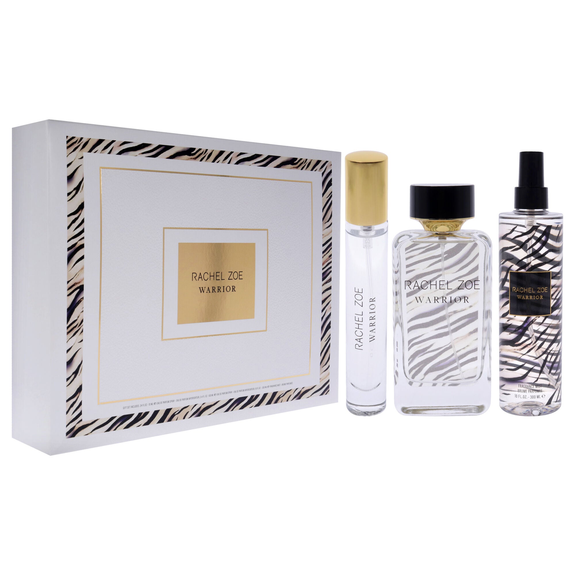 Rachel Zoe Warrior 2023 by Rachel Zoe for Women - 3 Pc Gift Set 3.4oz EDP Spray, 0.34oz EDP Spray, 10oz Fragrance Mist, See Description, alternate image number 1