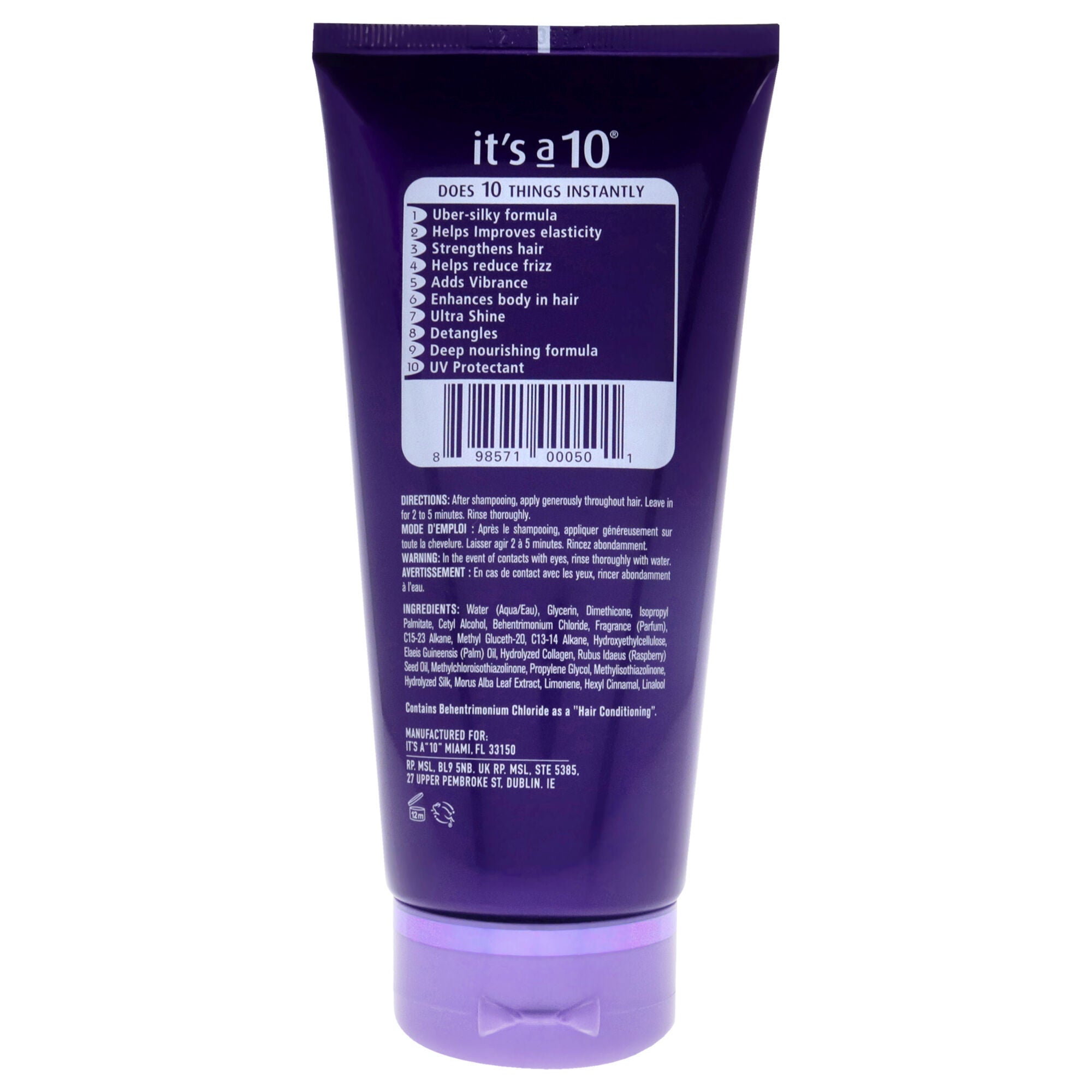 Silk Express Miracle Silk Conditioner by Its A 10 for Unisex - 5 oz Conditioner, See Description, alternate image number 1